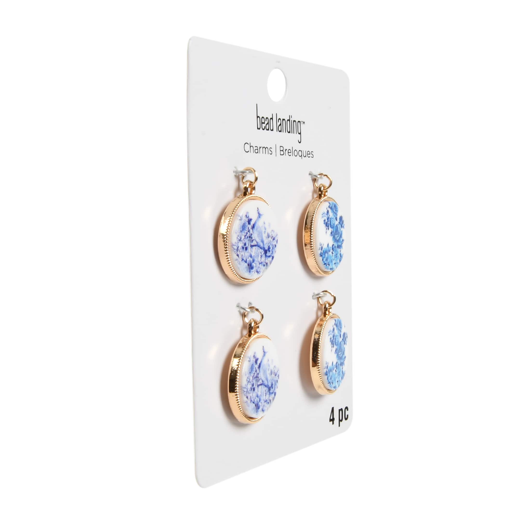 Vintage Floral Print Charm Set by Bead Landing&#x2122;