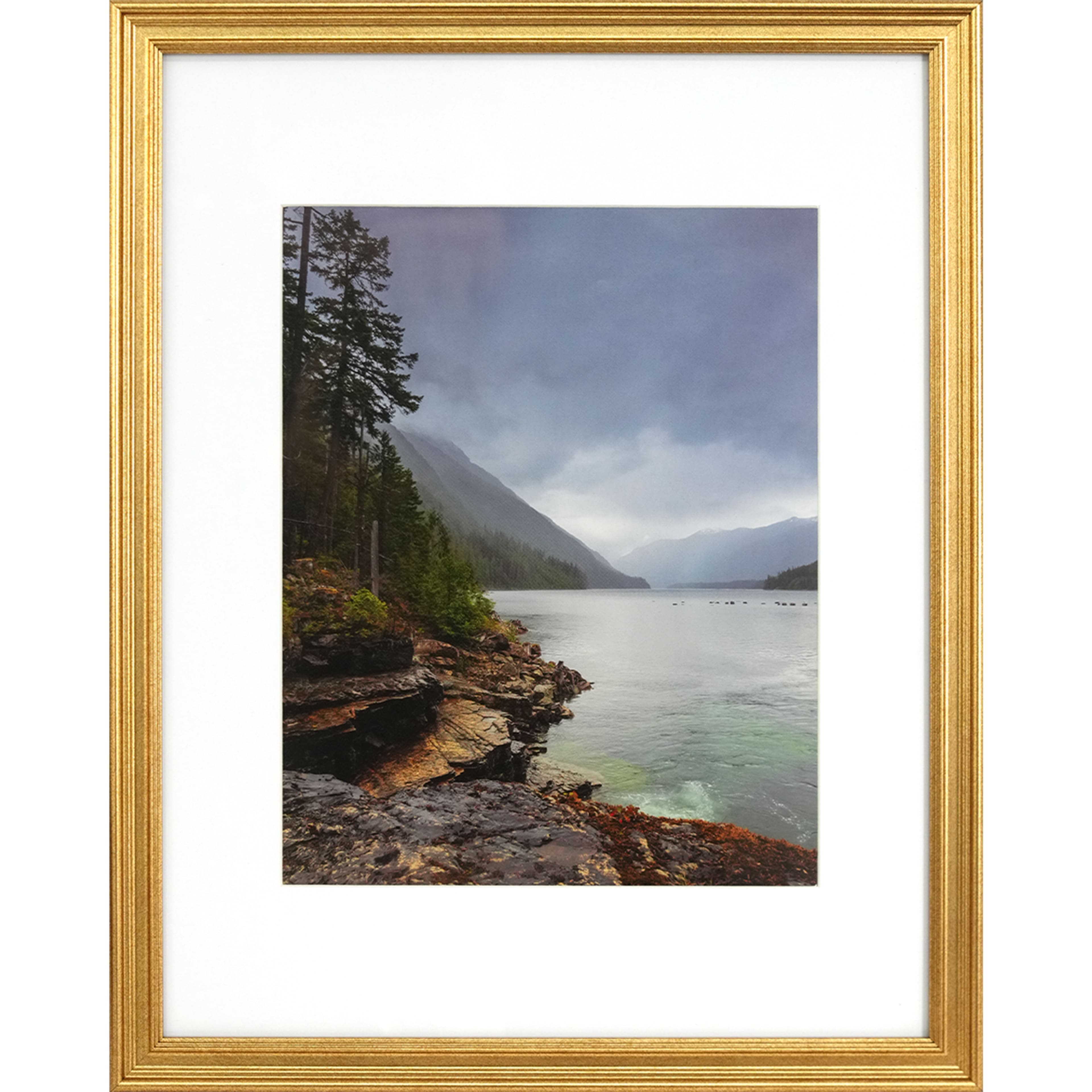 3 Pack Gallery™ Gold Frame with Mat by Studio Décor