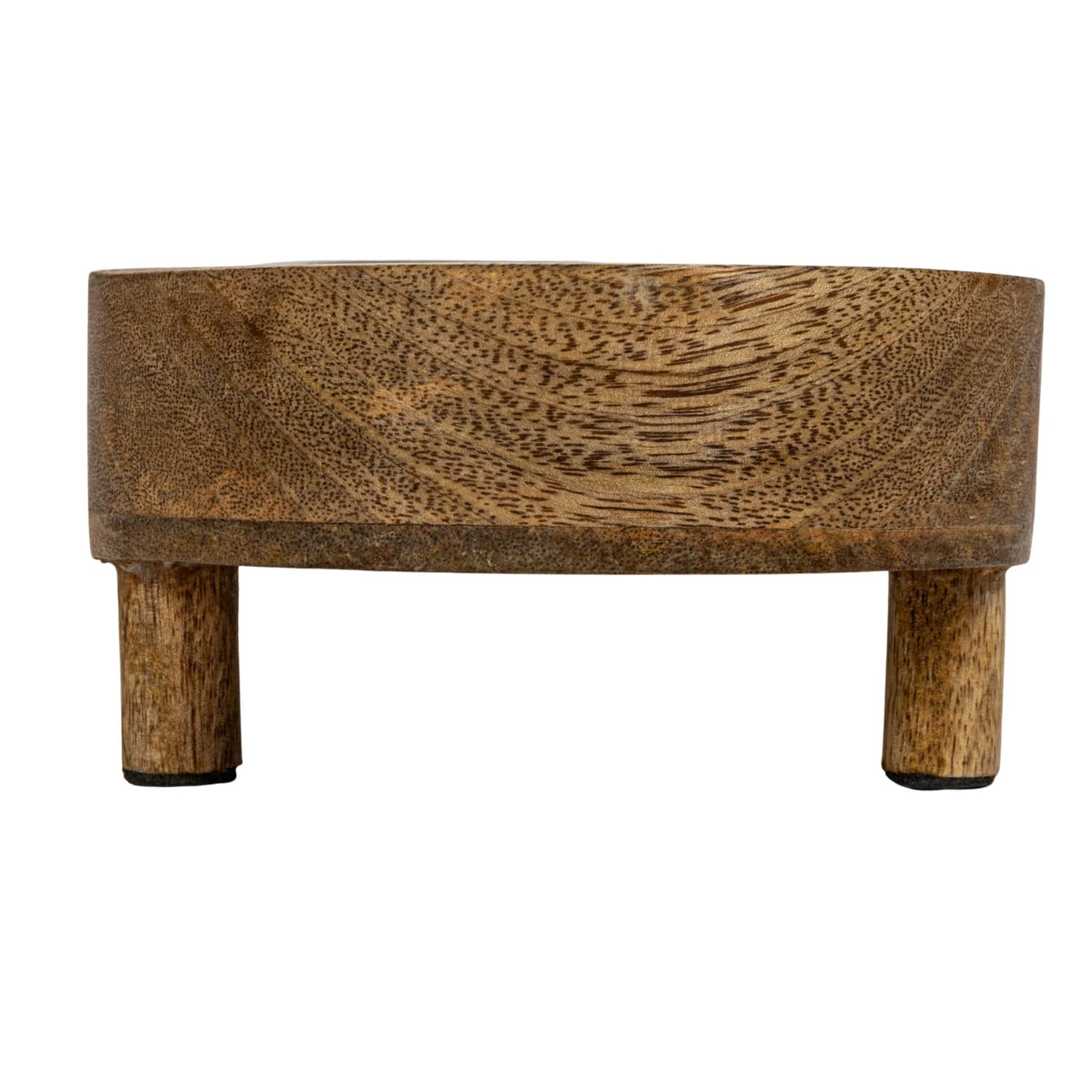 Hello Honey® 21.5" Natural Footed Mango Wood Tray