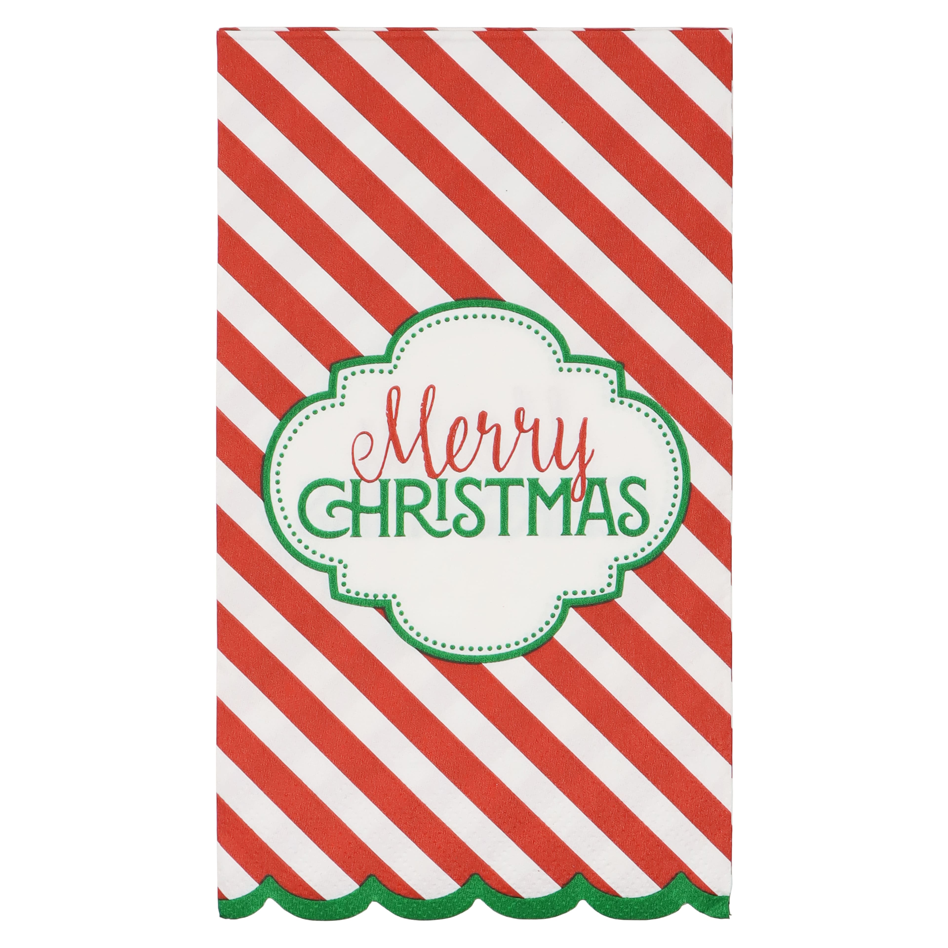 Red Stripe Guest Napkins, 20ct. by Celebrate It&#x2122;