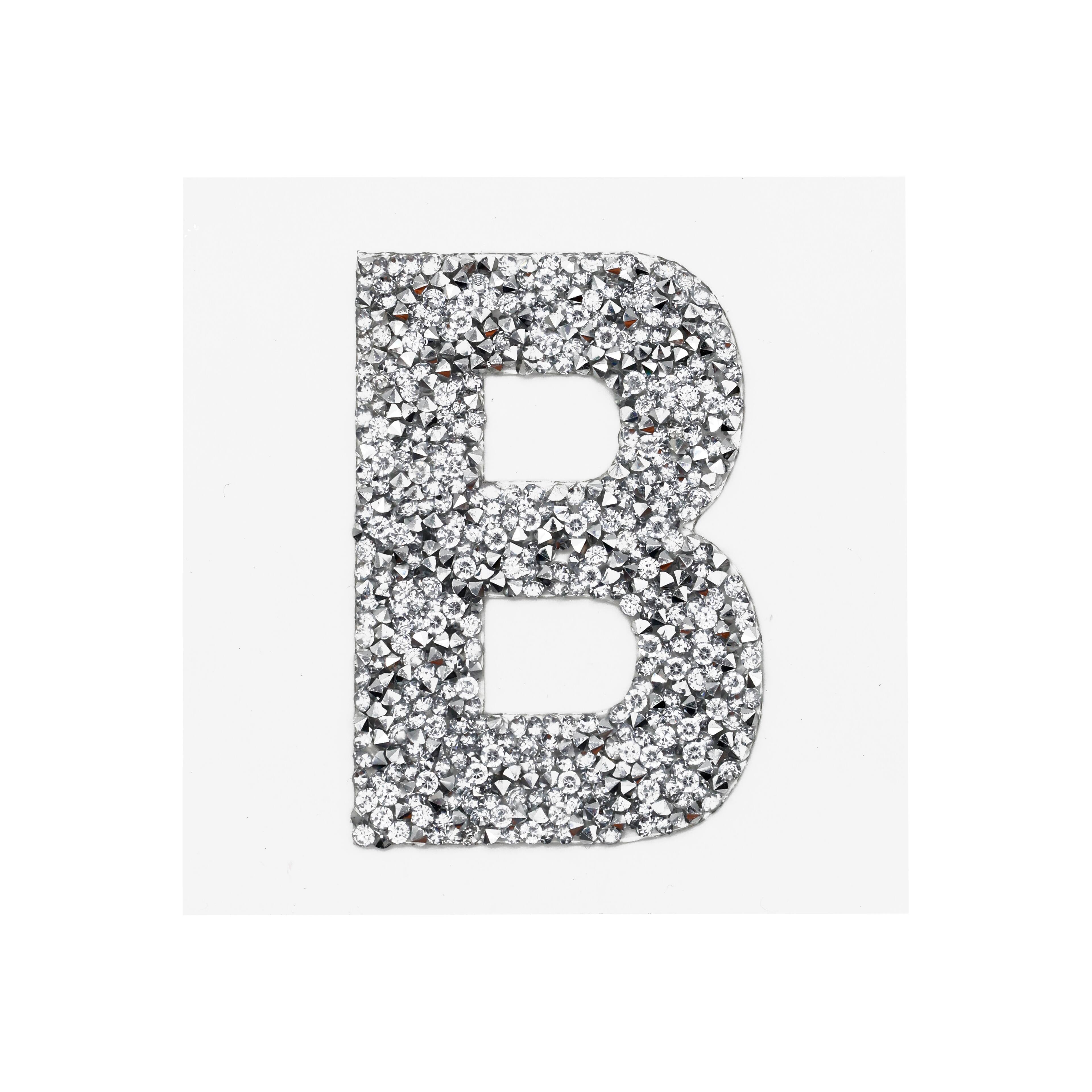 3" Crystal Letter Iron On Patch by Make Market®