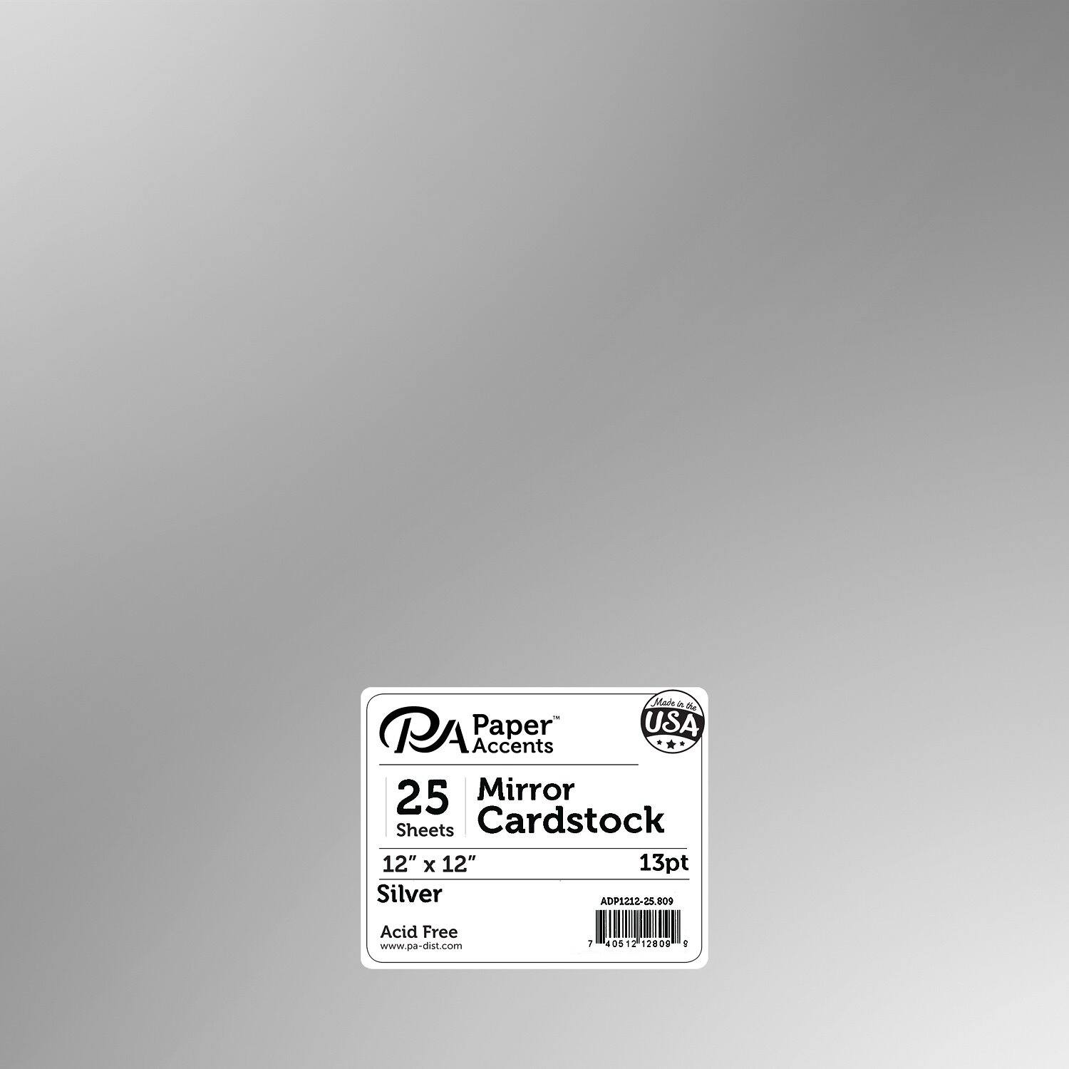 PA Paper™ Accents 12" x 12" Mirror Cardstock, 25 Sheets Michaels
