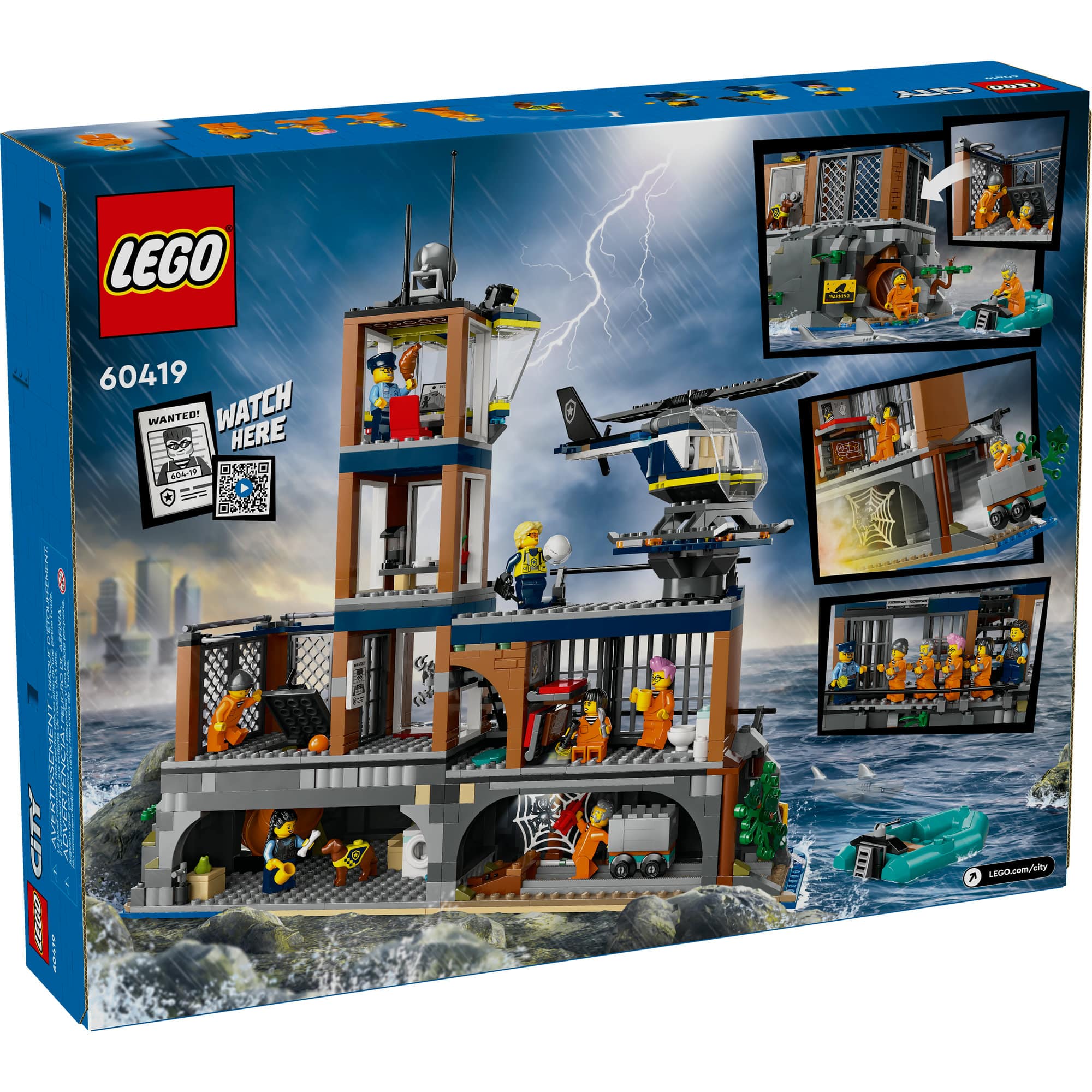 LEGO® City Police Prison Island Building Toy 60419