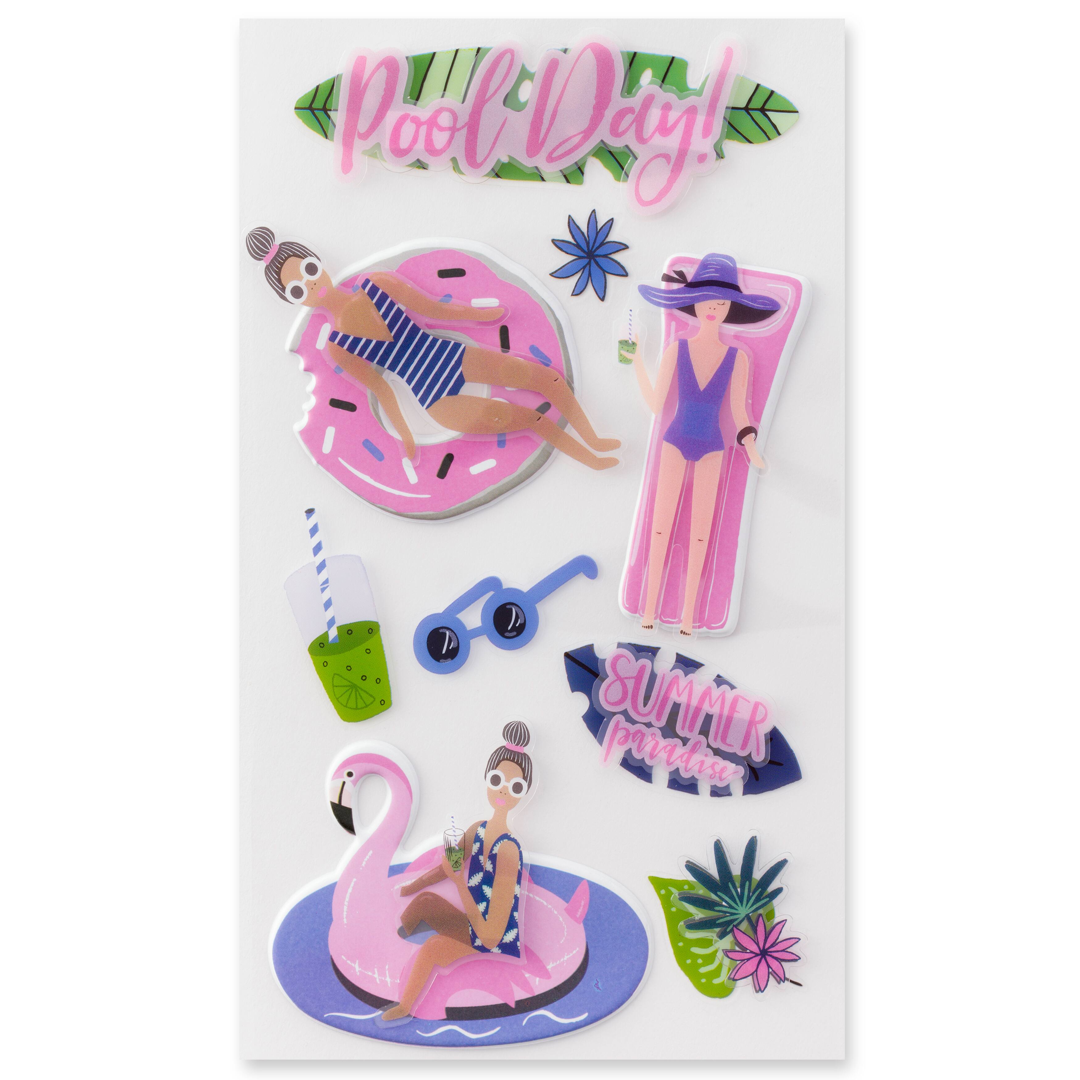 Pool Days Dimensional Stickers by Recollections™