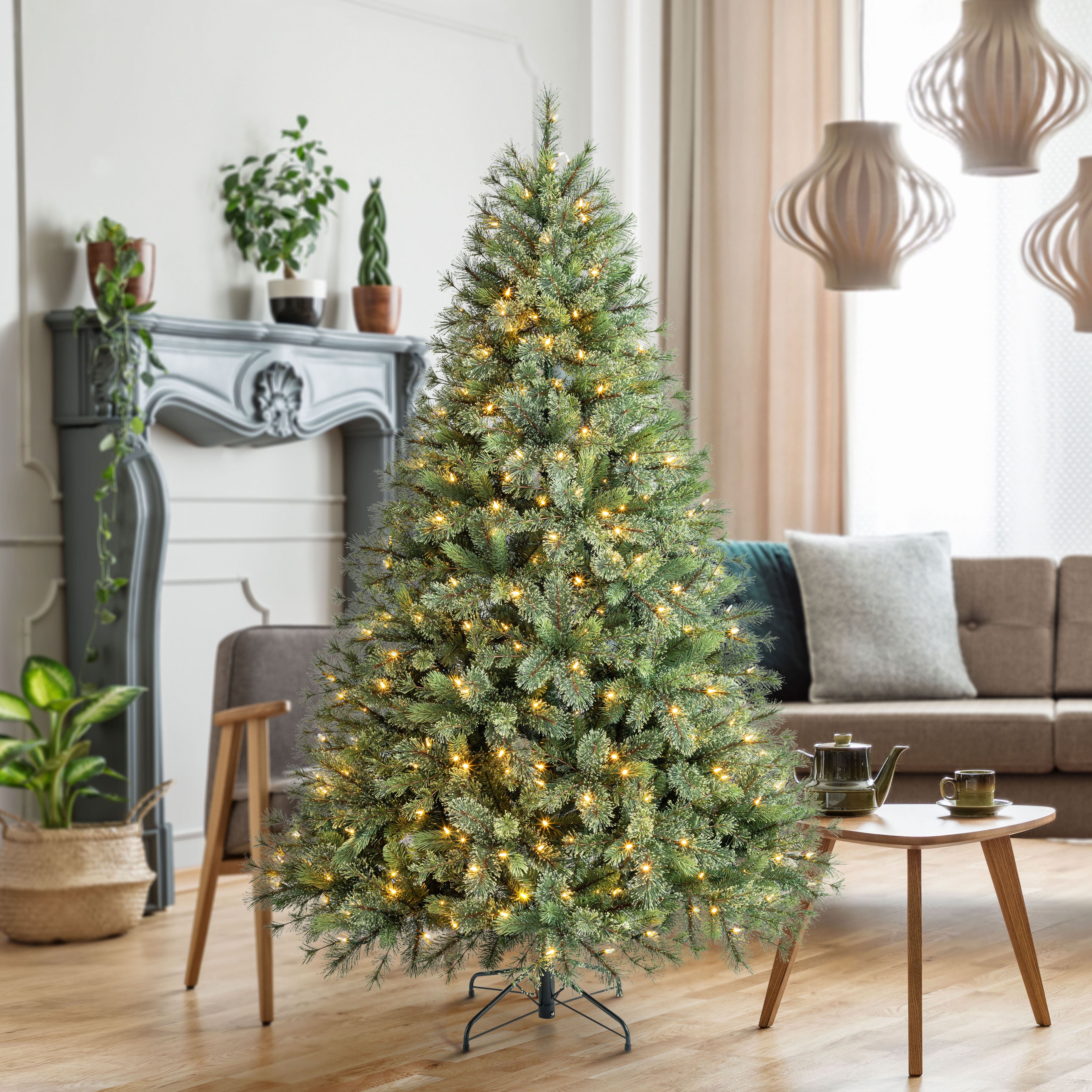 7.5ft. Pre-Lit Jackson Spruce Artificial Christmas Tree, Warm White LED Lights by Ashland&#xAE;
