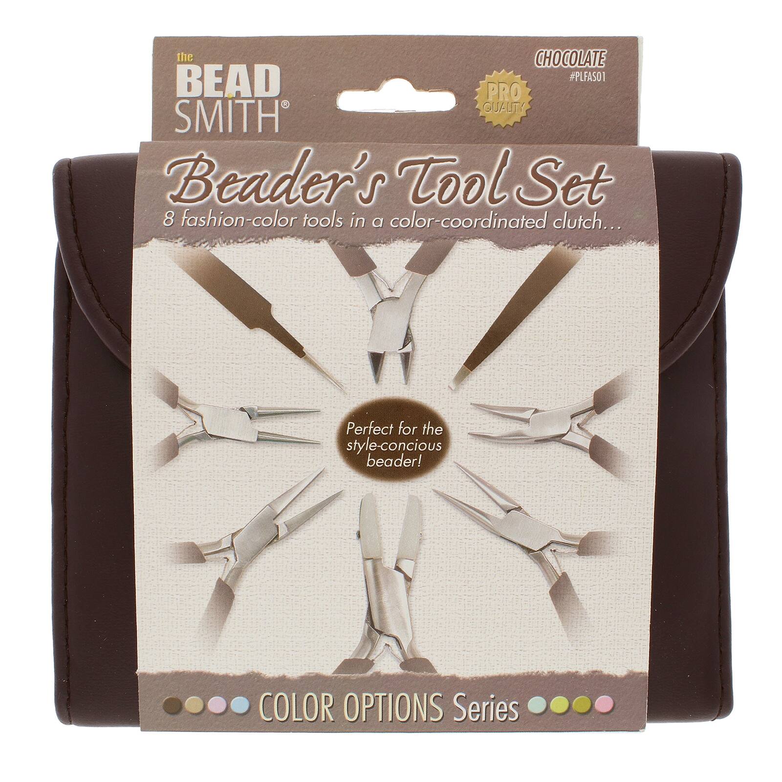 The Beadsmith&#xAE; Fashion Color Plier Set &#x26; Clutch
