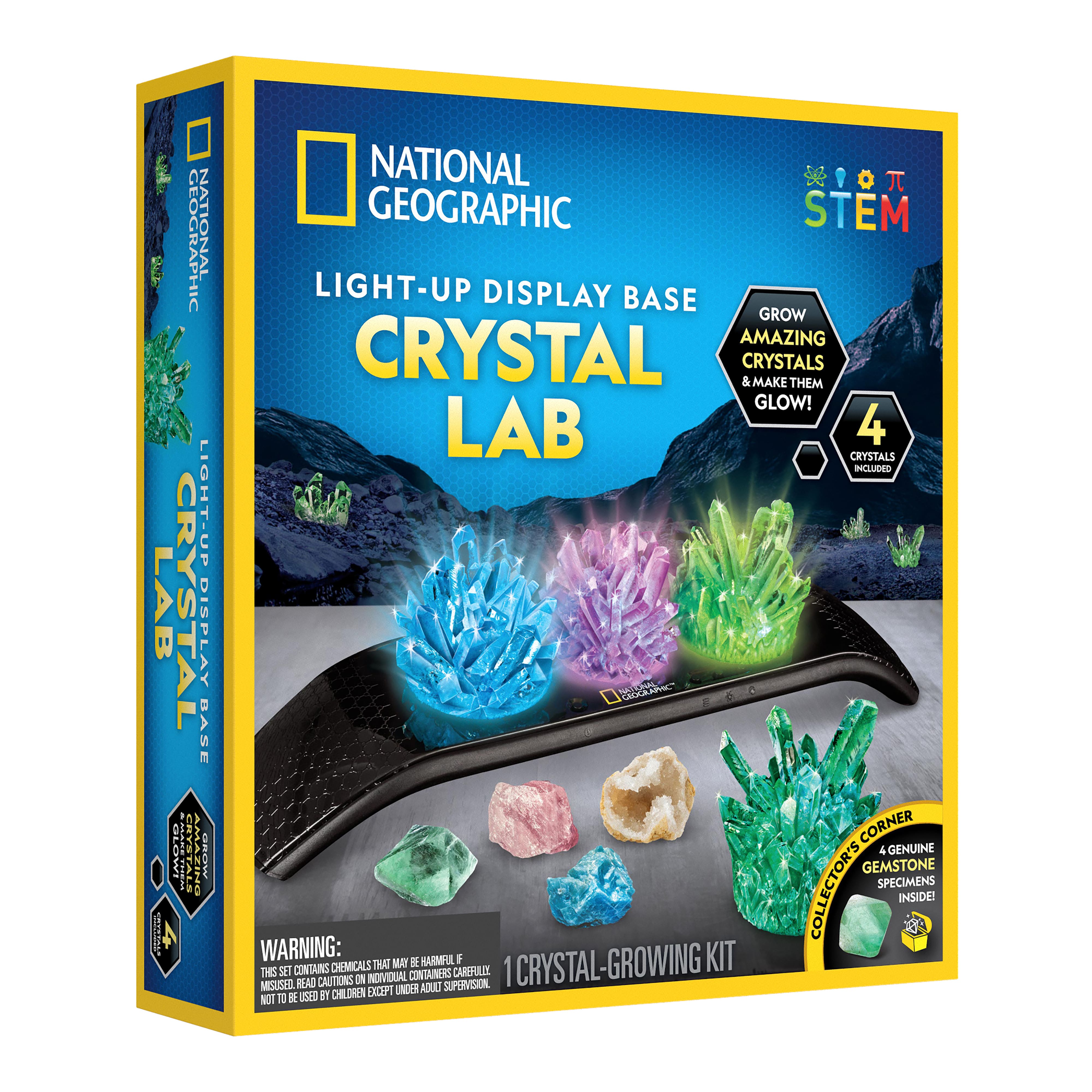 National Geographic Light-Up Display Base Crystal Lab