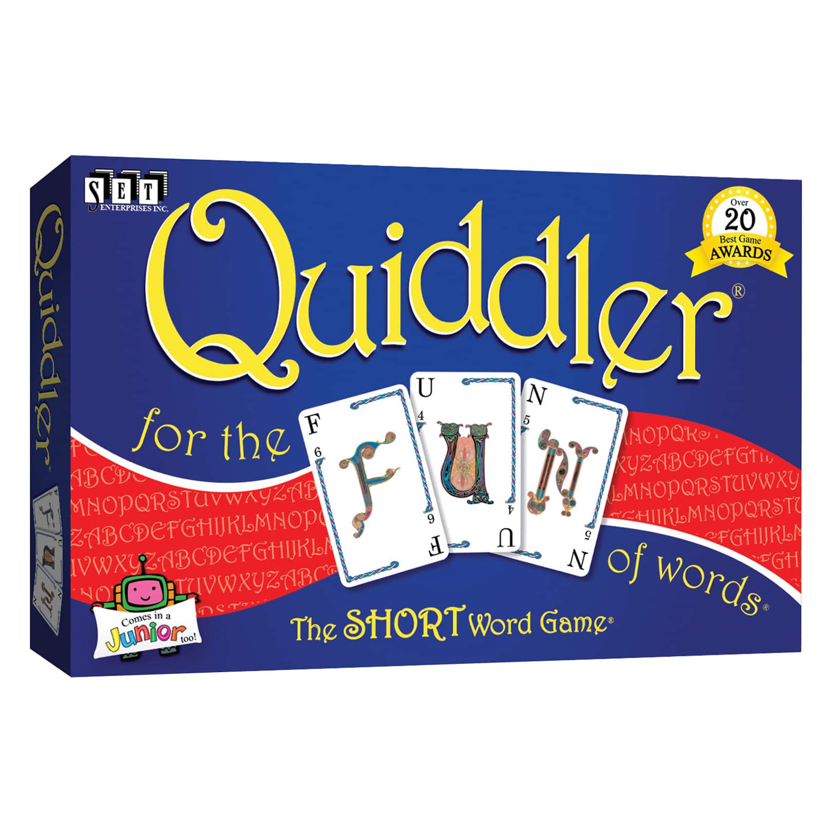 SET Family Games Quiddler&#xAE; Word Game, 2ct.