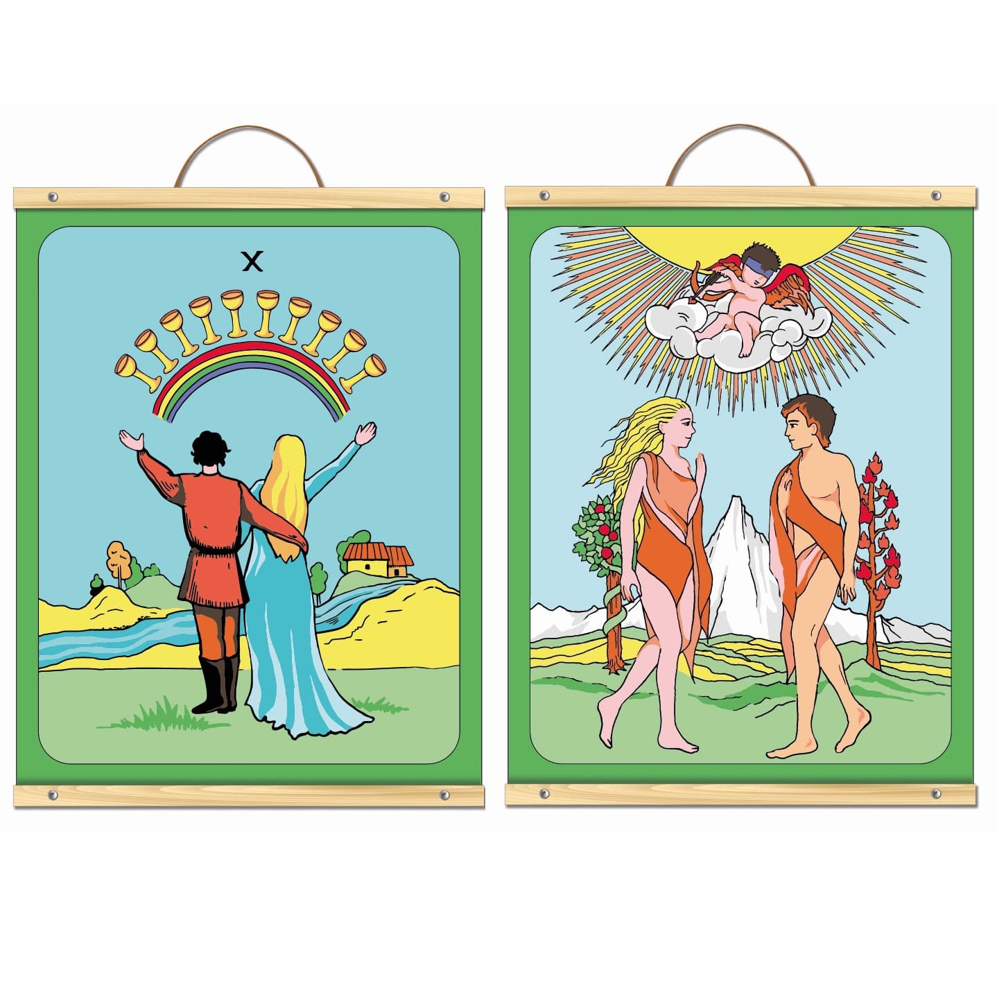 8&#x22; x 10&#x22; Lovers Tarot Paint-by-Number Kit by Artist&#x27;s Loft&#xAE;