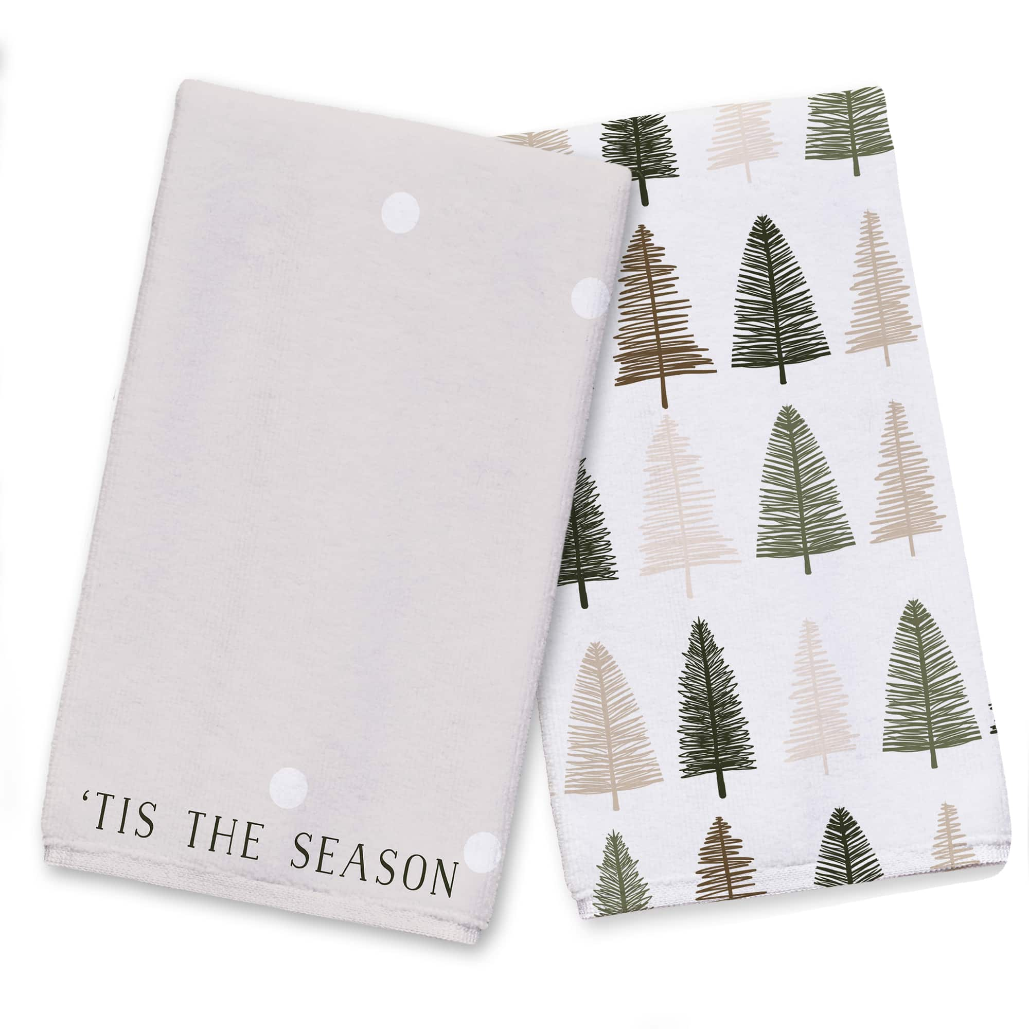 Set Of 2 Seasonal Kitchen Towels