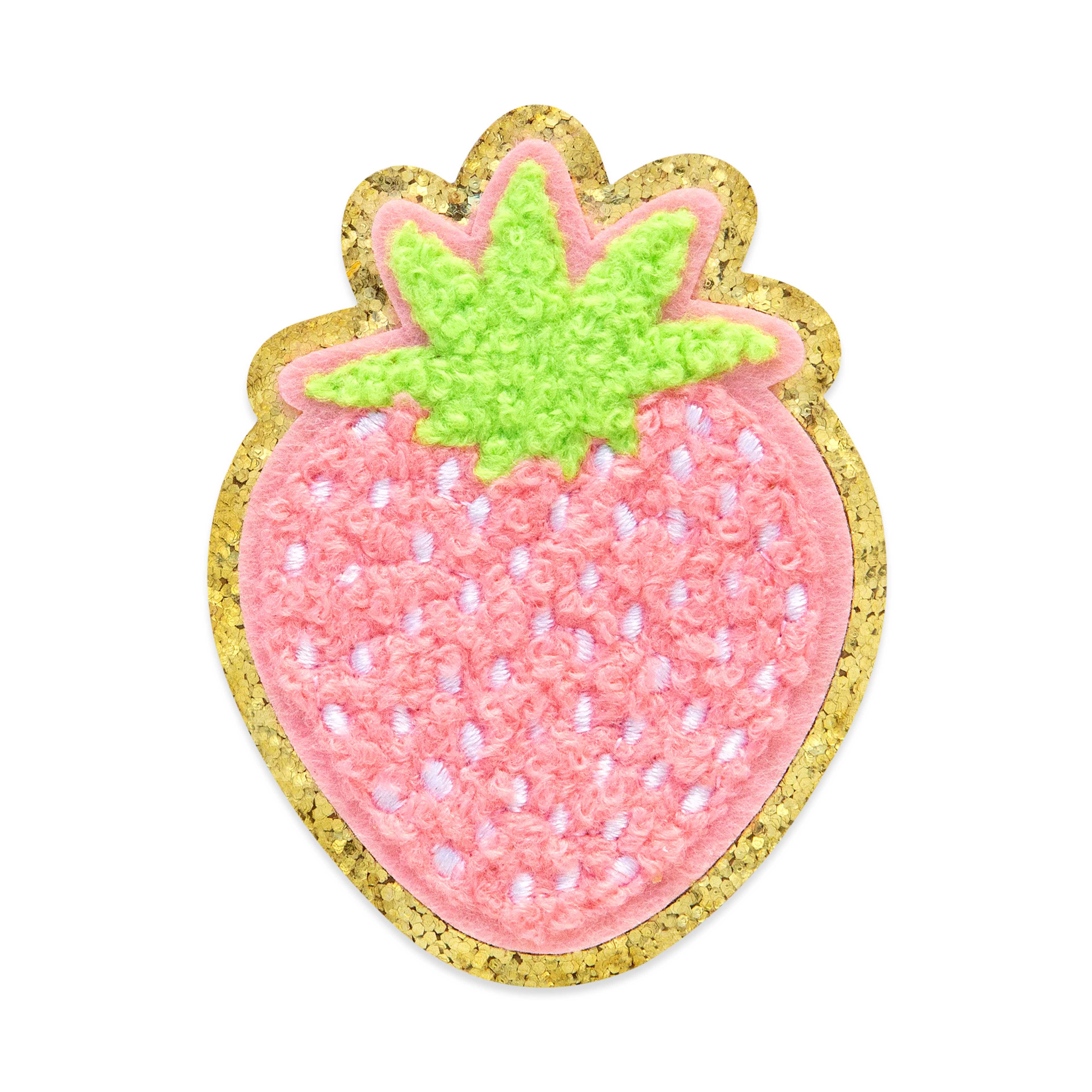 Summer Strawberry Iron On &#x26; Adhesive Patch by Make Market&#xAE;
