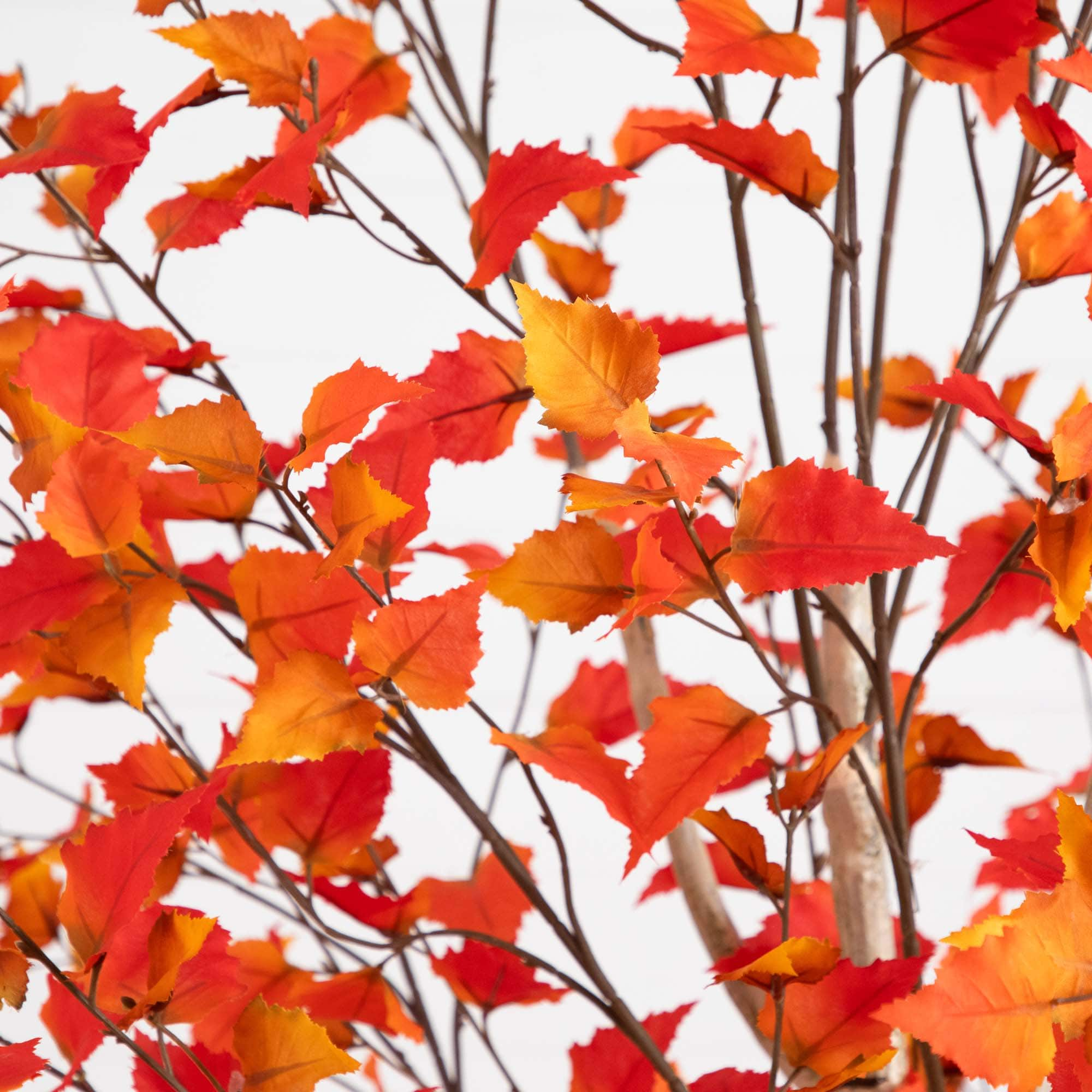 8ft. Potted Artificial Autumn Birch Tree