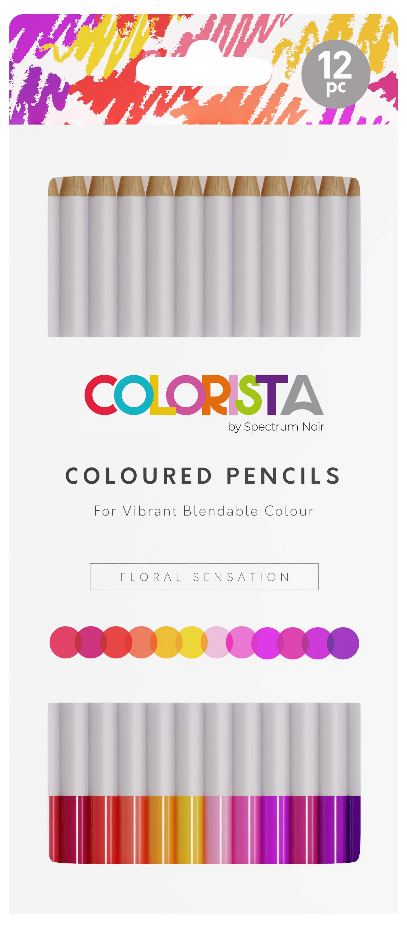 Colorista Floral Sensation Colored Pencils, 12ct.