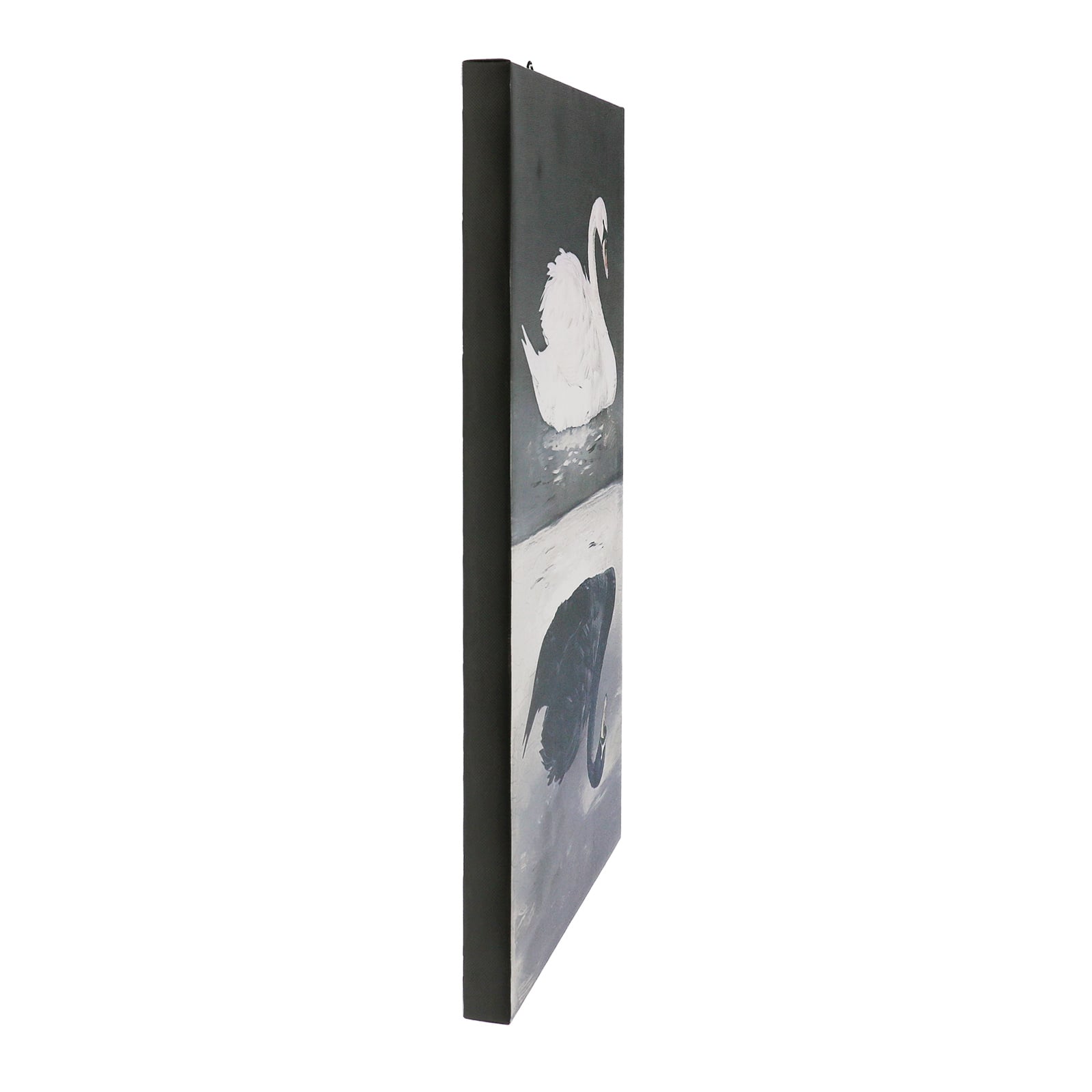 Black &#x26; White Swan Vertical Wall Art by Ashland&#xAE;