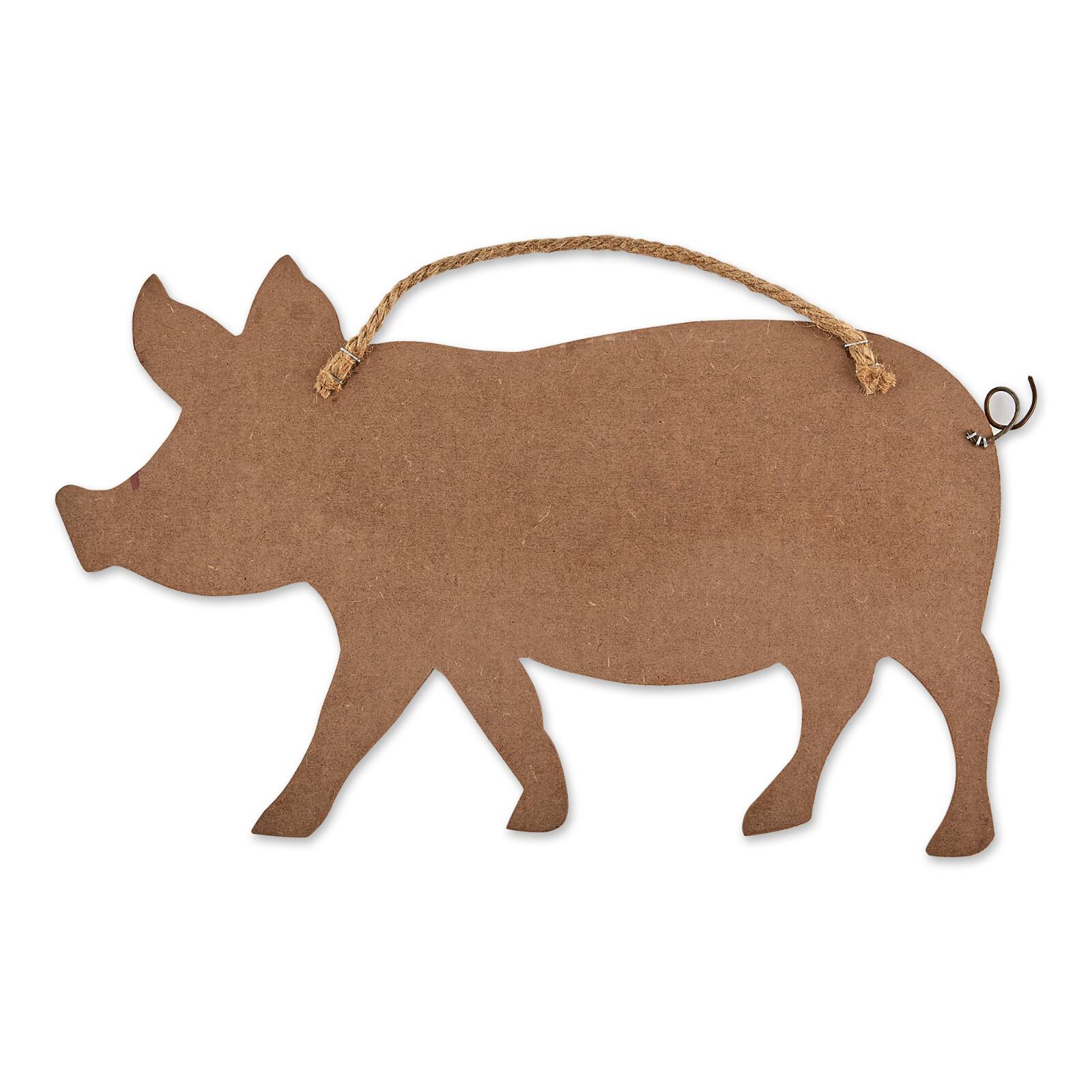 Chicken and Pig Farmhouse Signs Set