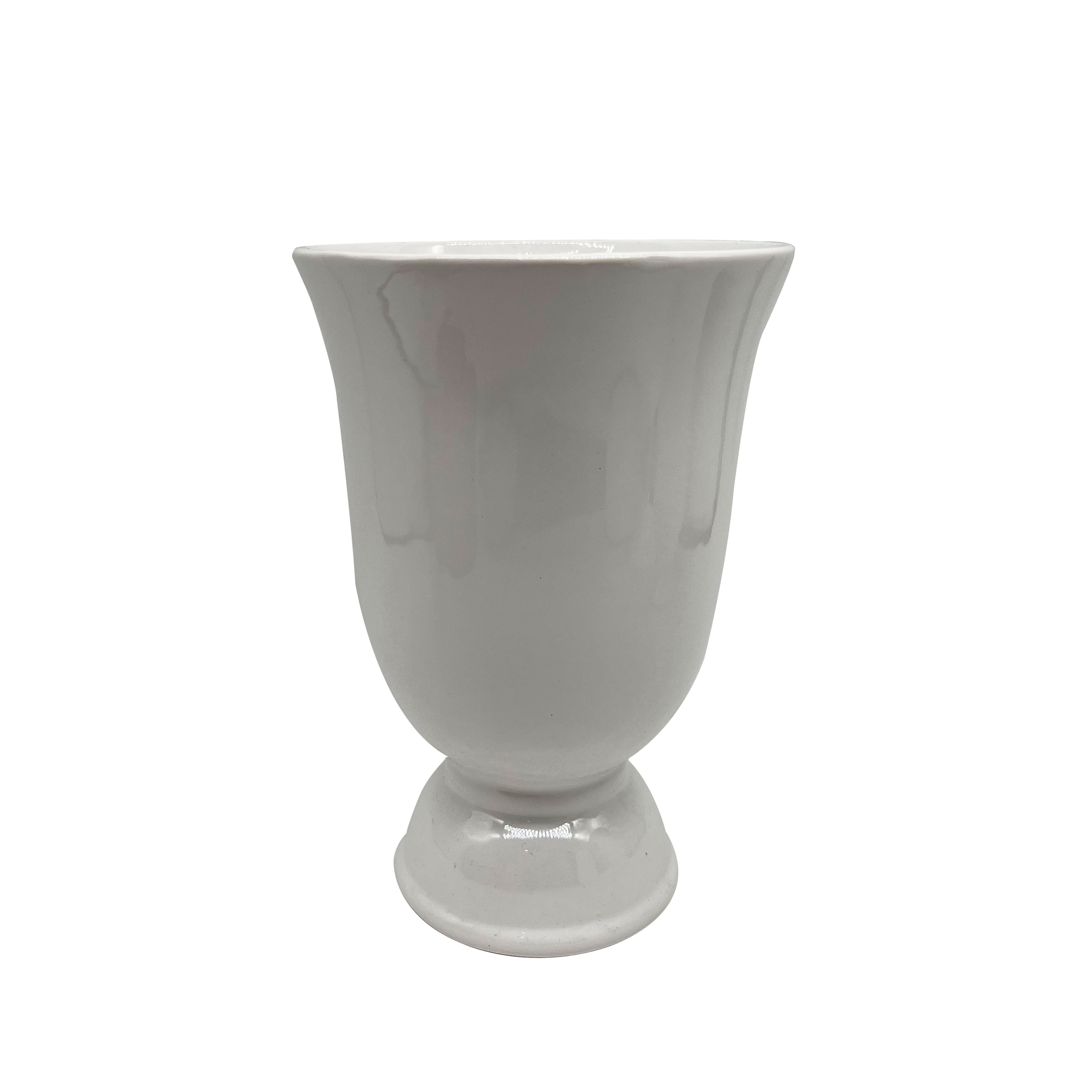 8" White Ceramic Vase by Ashland®