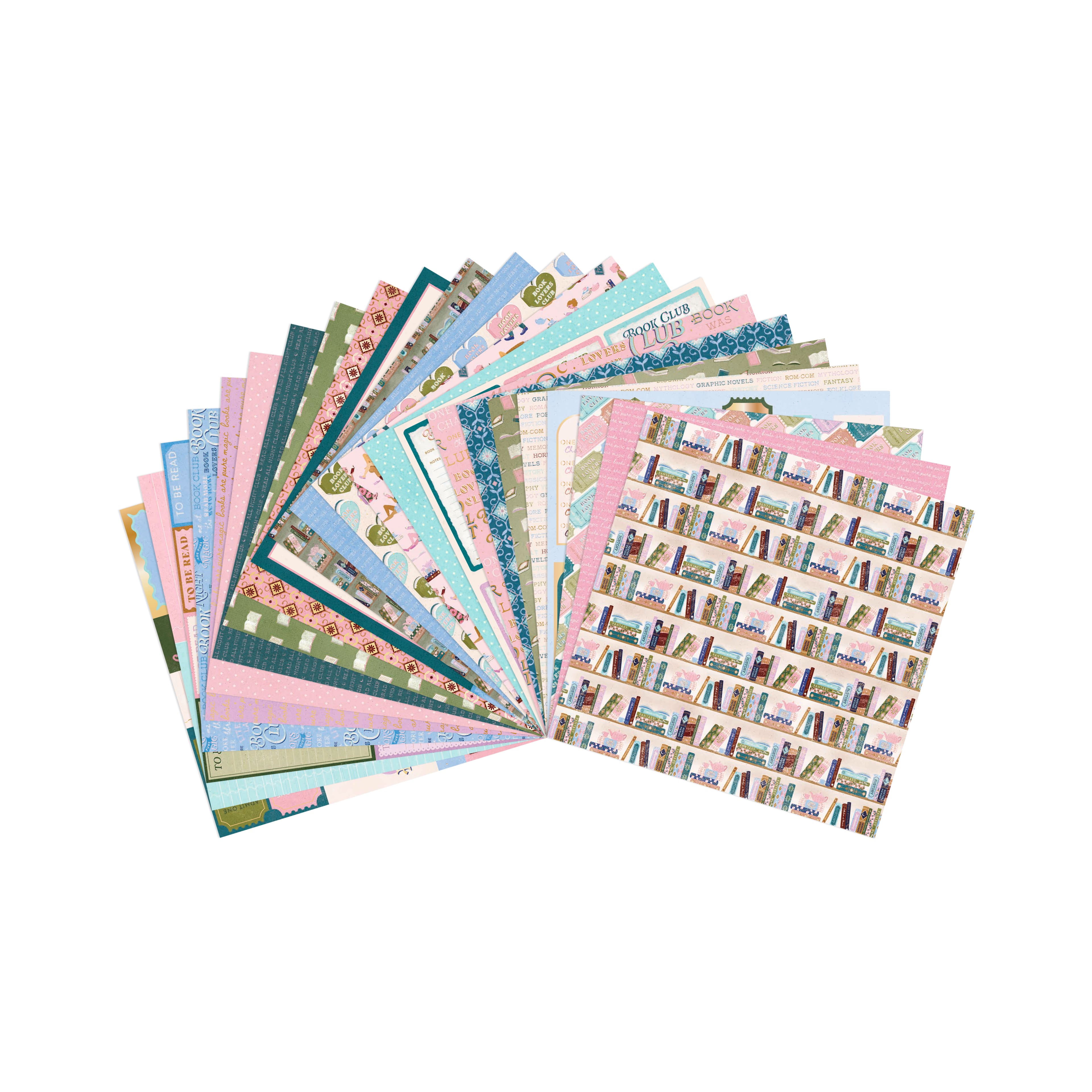 Craft Smith 12&#x22; x 12&#x22; Book Club Paper Pad, 48 Sheets