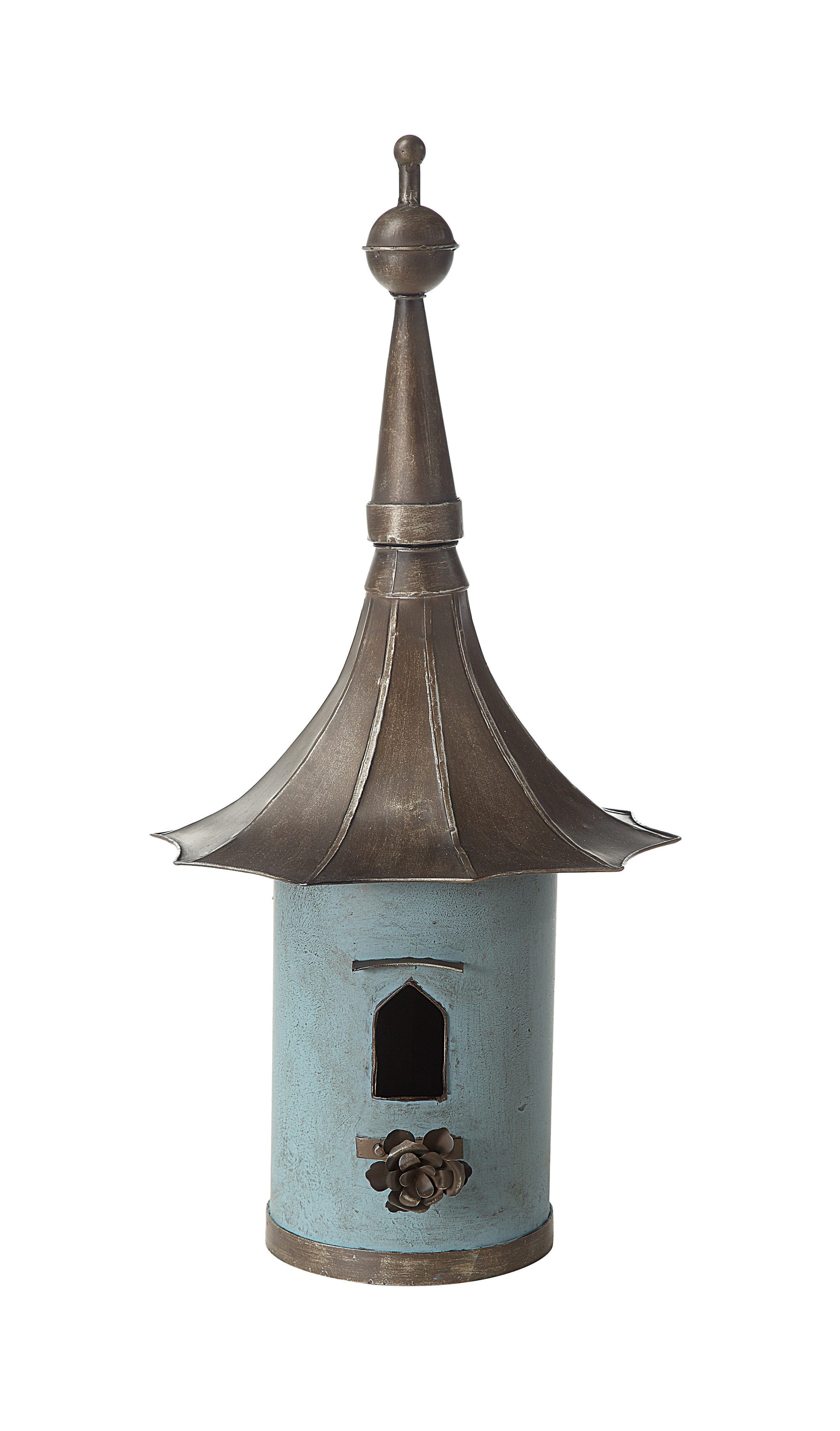 Hello Honey&#xAE; 34&#x22; Decorative Metal Birdhouse