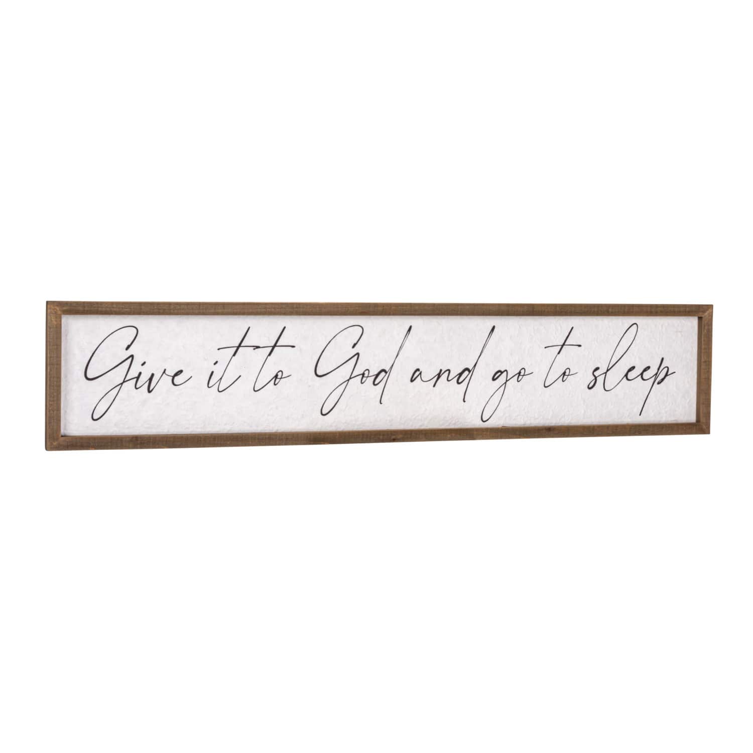 Give It To God Framed Textured Wall D&#xE9;cor