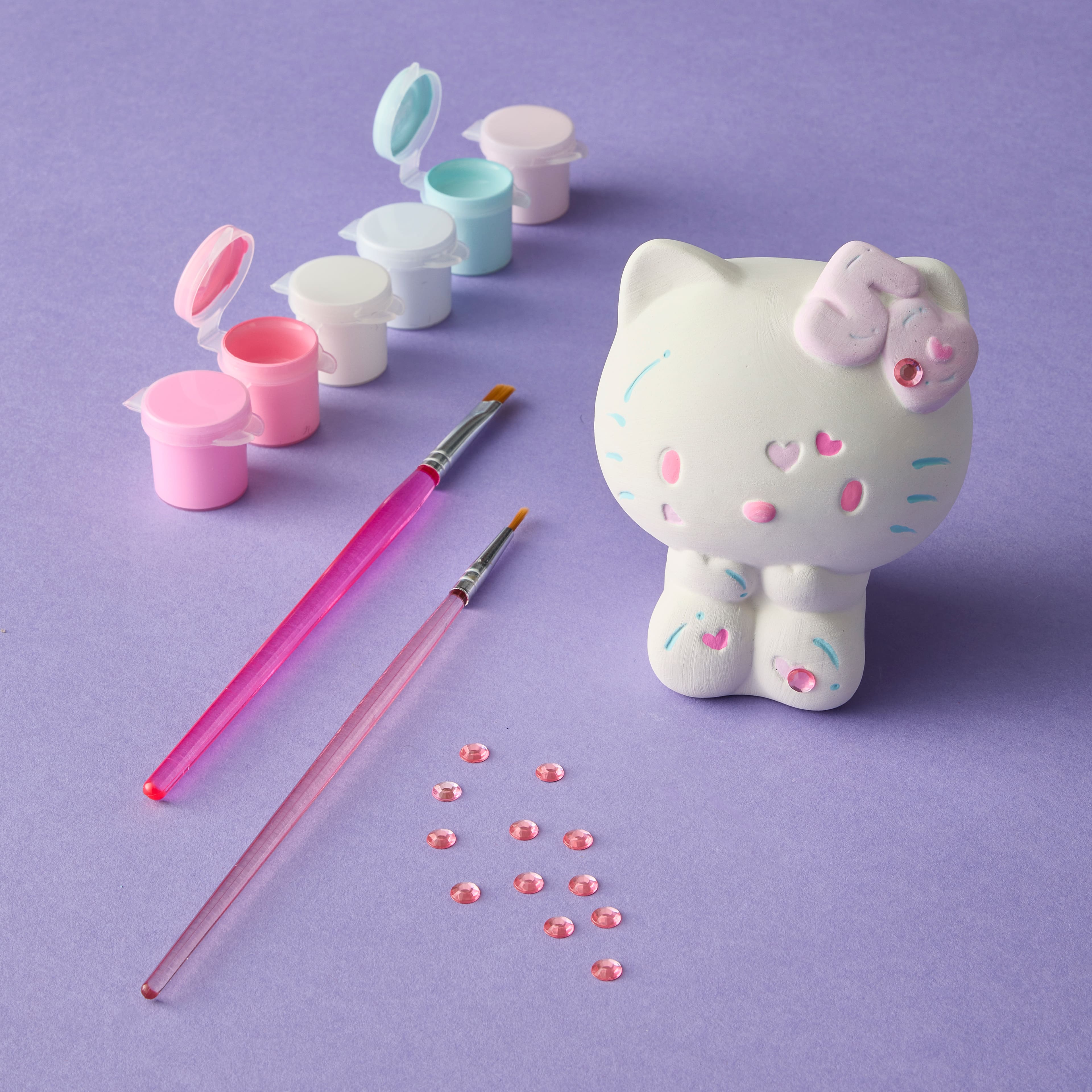 STMT&#xAE; Hello Kitty&#xAE; 50th Anniversary Paint Your Own Figurine Kit