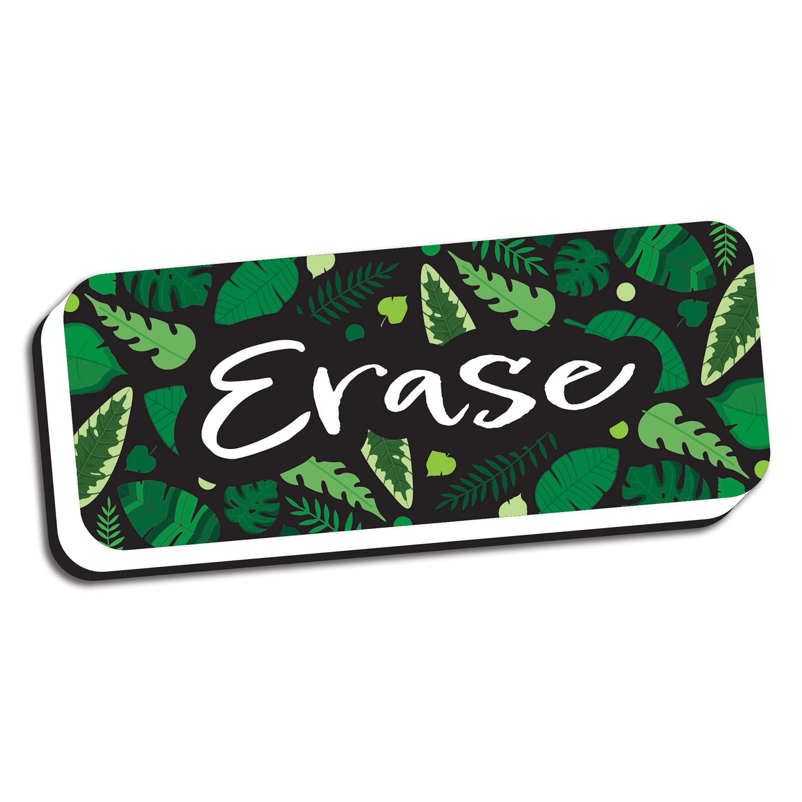 Ashley Productions Greenery Magnetic Whiteboard Erasers, 6ct.