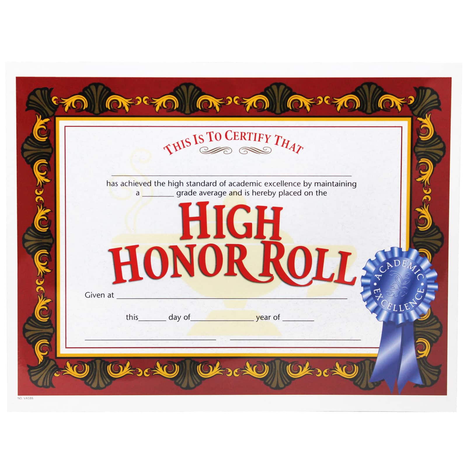 Hayes&#xAE; High Honor Roll Award, 6 Packs of 30
