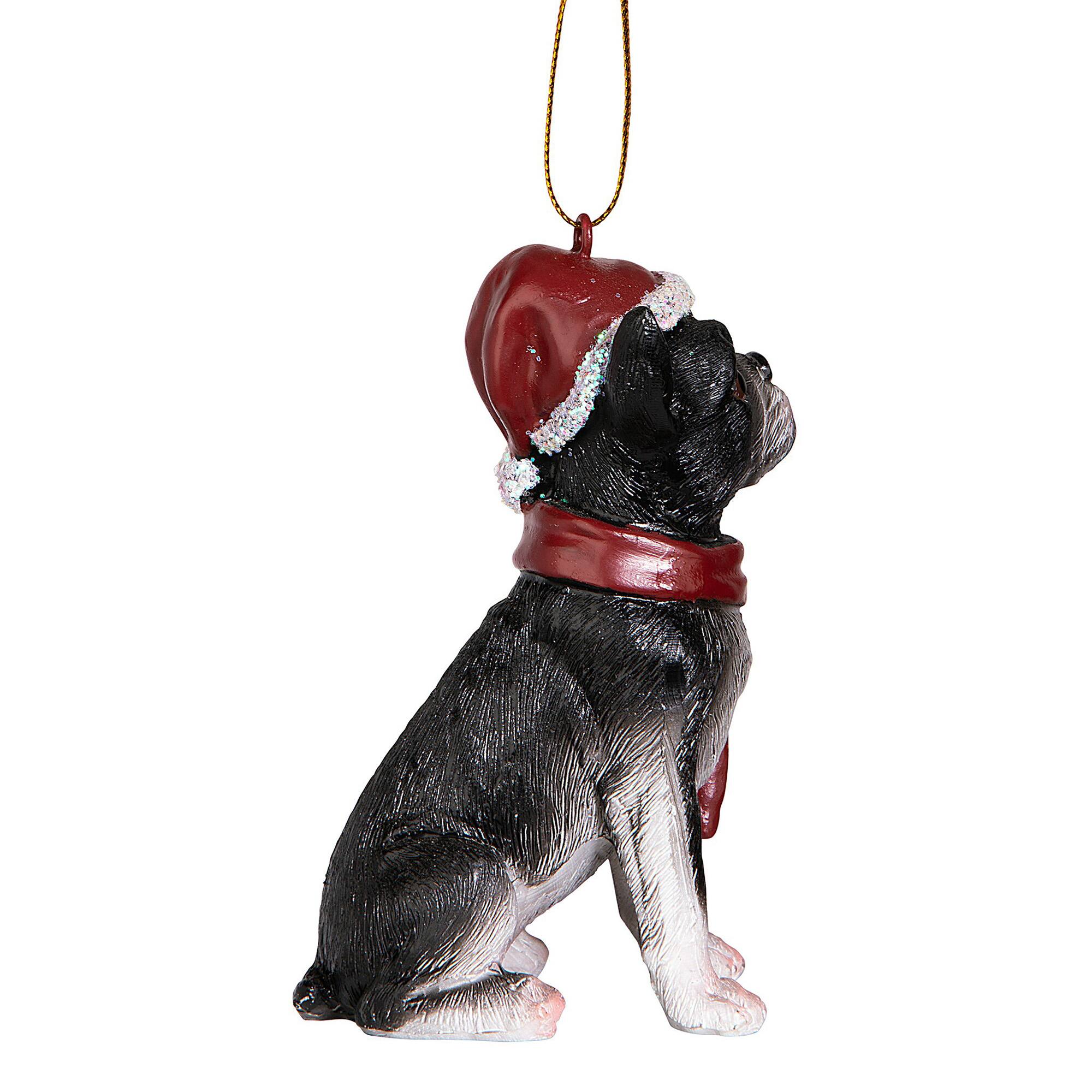 Design Toscano 3.5&#x22; Boston Terrier Ornament Sculpture