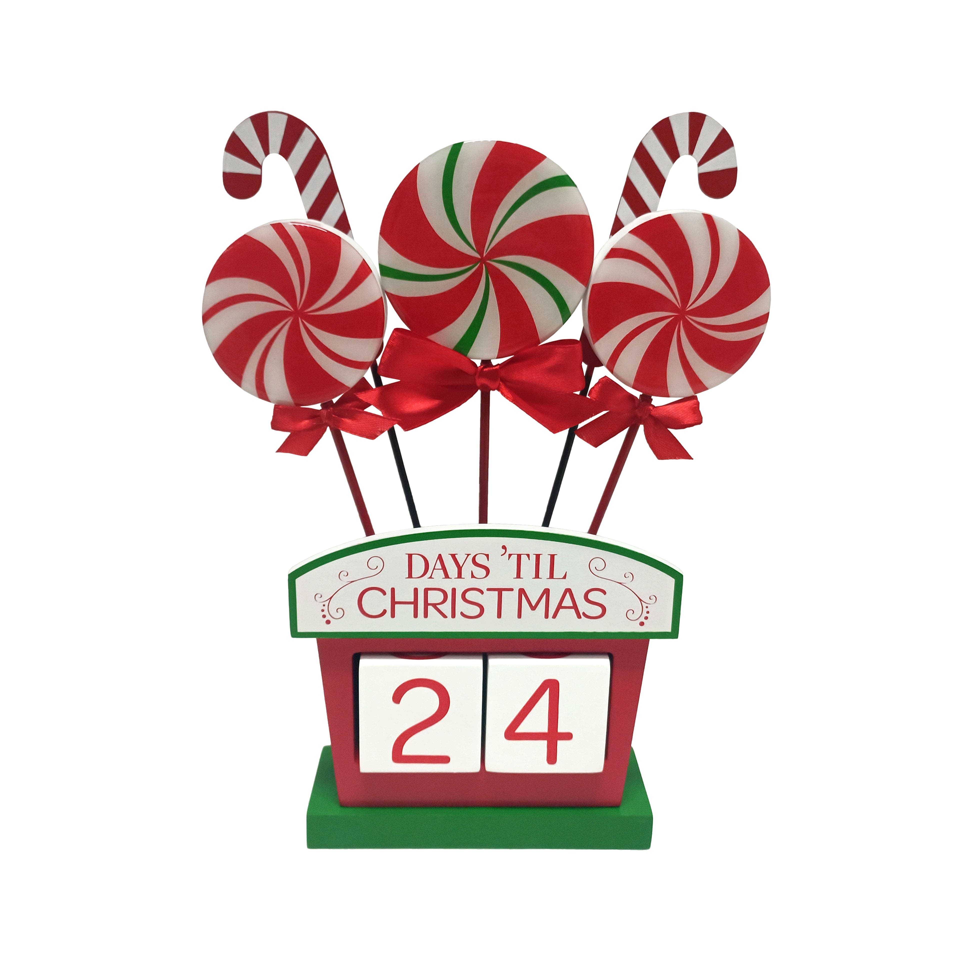 10.75&#x22; Peppermint &#x26; Candy Christmas Countdown by Ashland&#xAE;