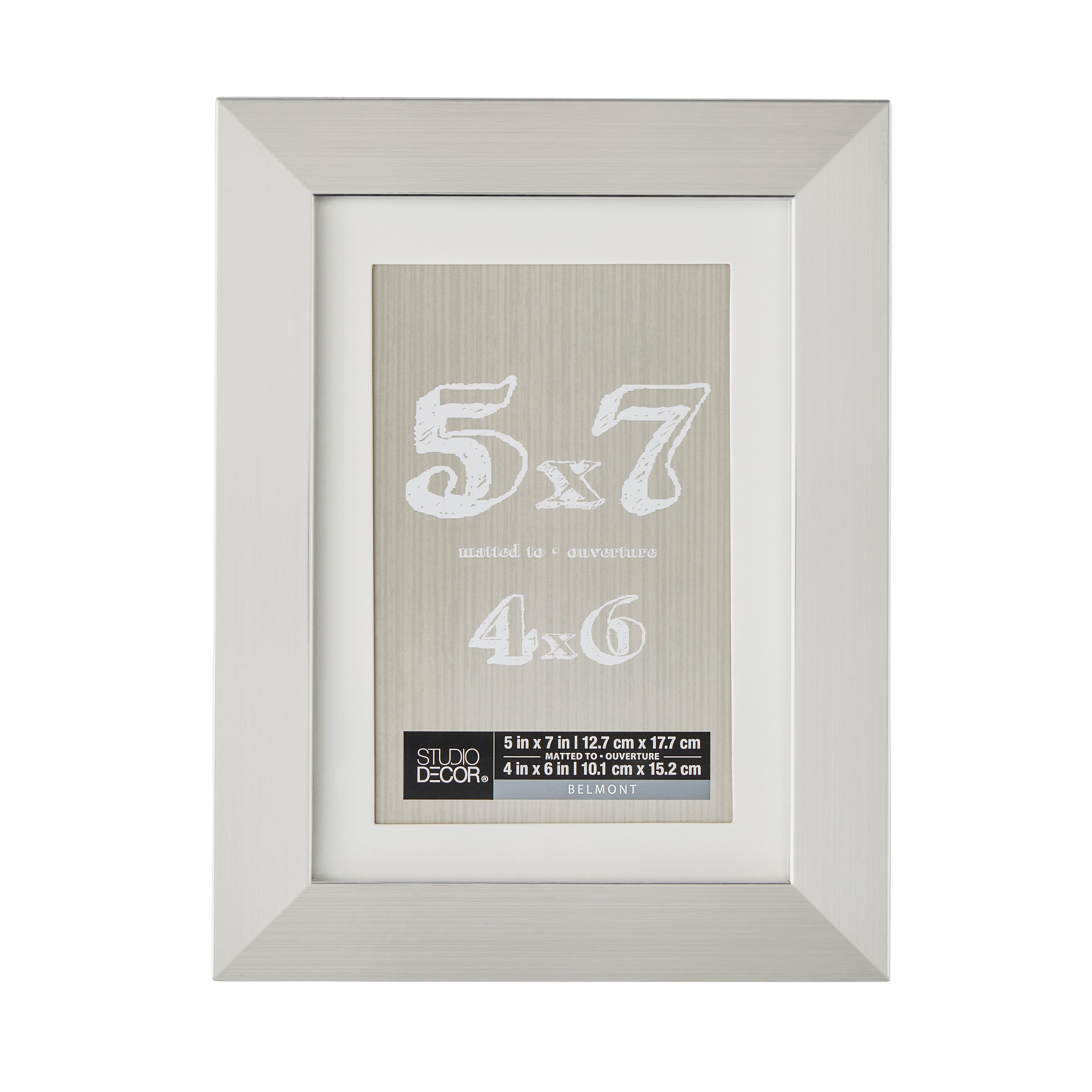 8 Pack: Silver Frame with Mat, Belmont by Studio Décor®