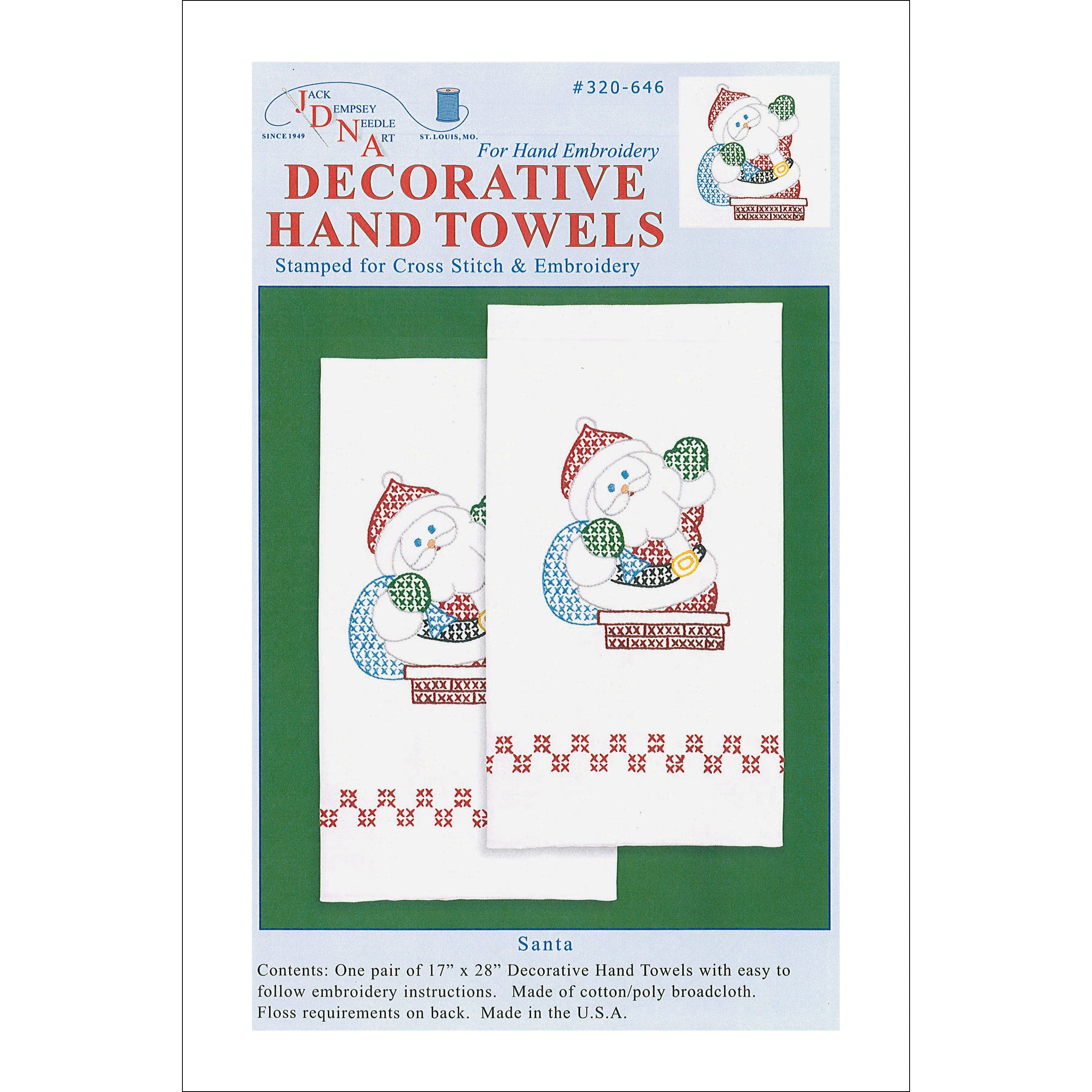 Jack Dempsey Santa Decorative Hand Towel Set