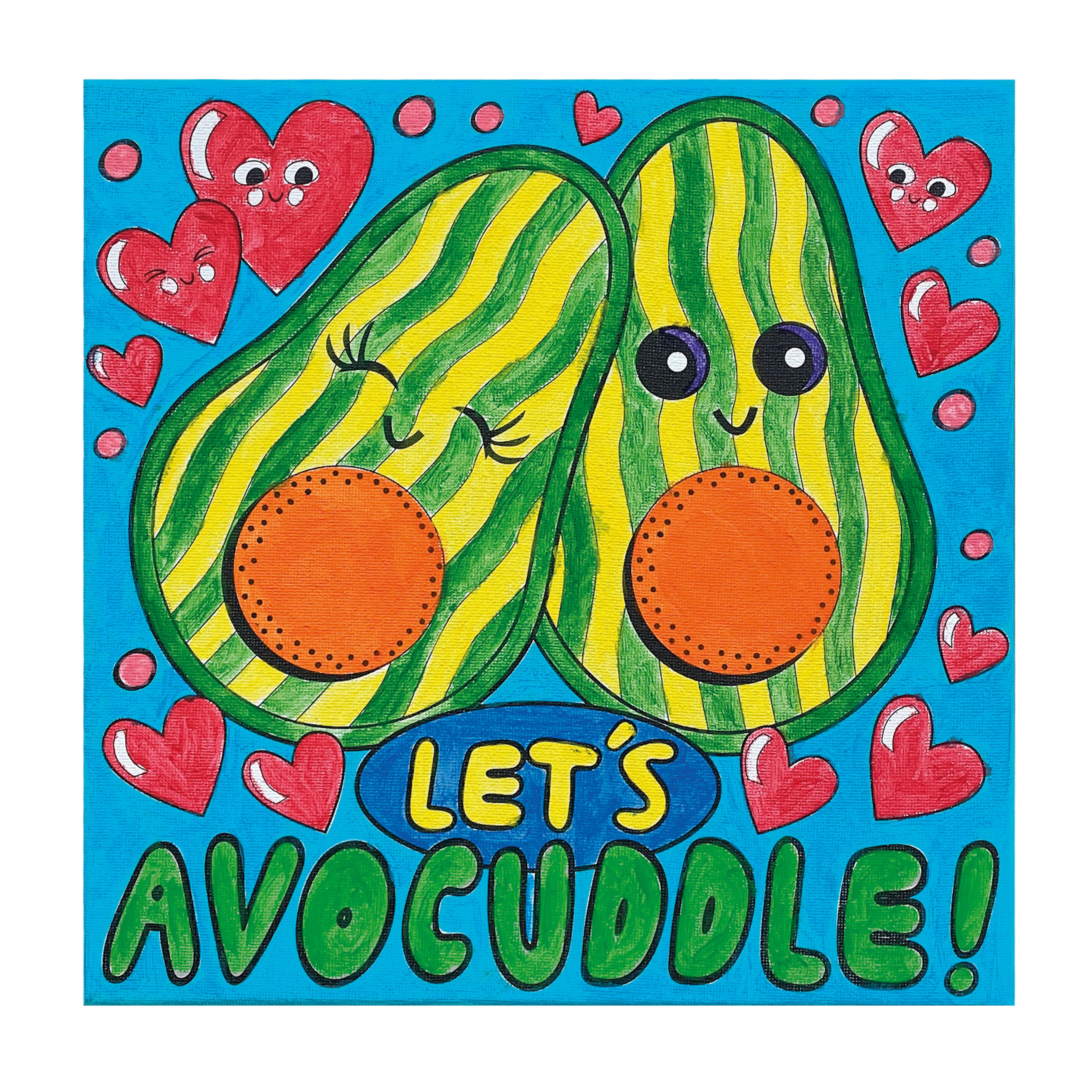 Avocuddle Canvas Painting Kit by Michaels | Creatology™