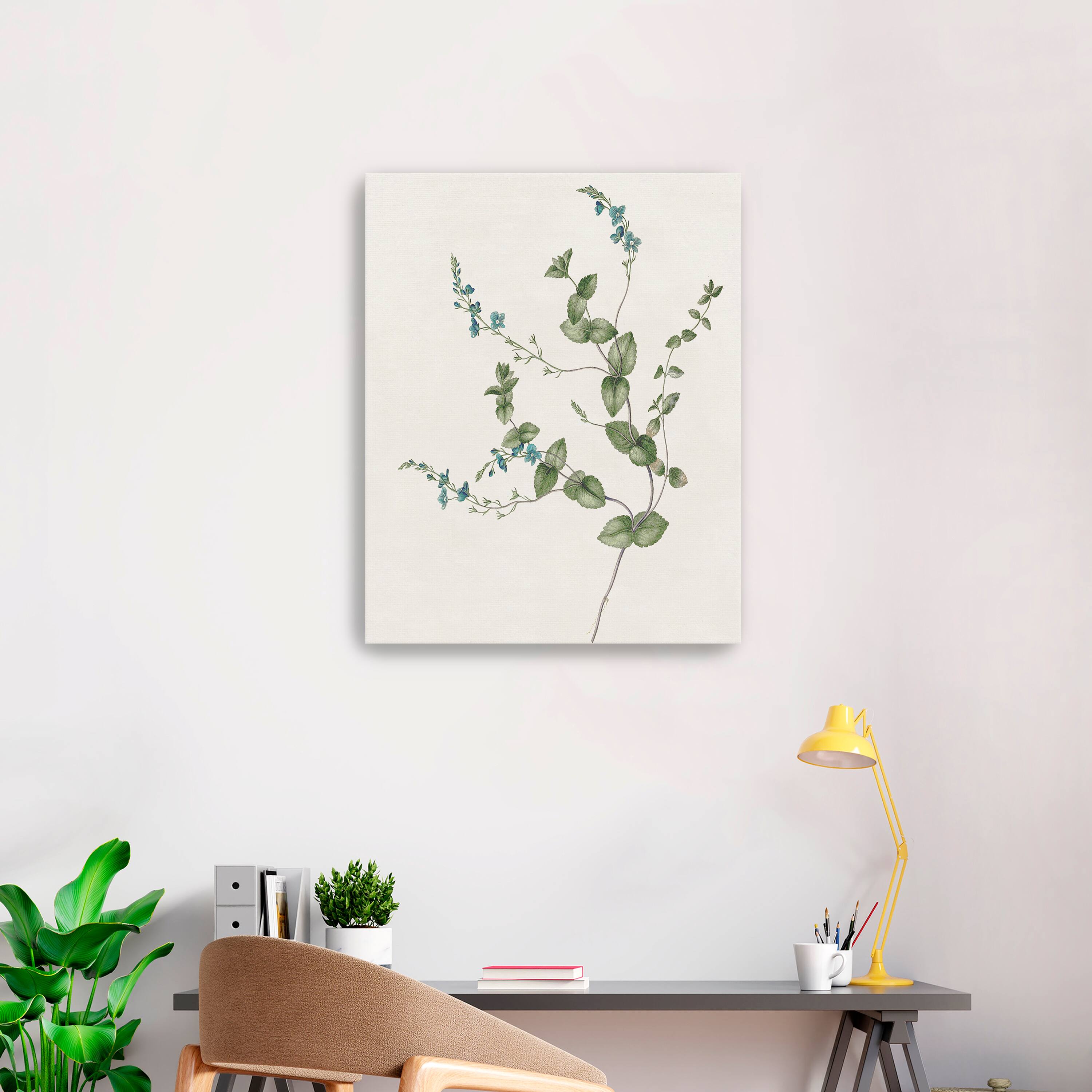 Blue Wispy II  Canvas Giclee