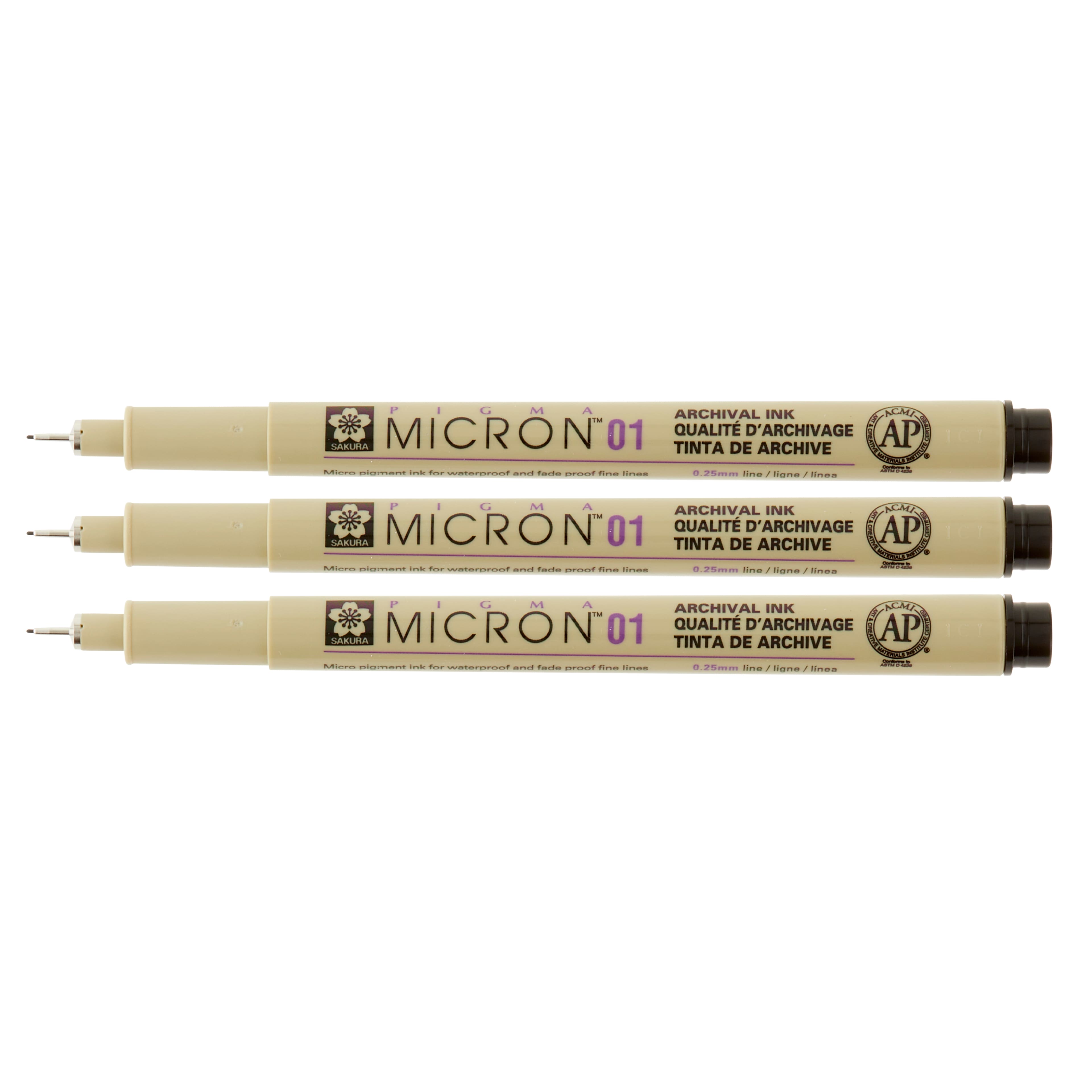 12 Packs: 3 ct. (36 total) Pigma® Micron® Black Pens