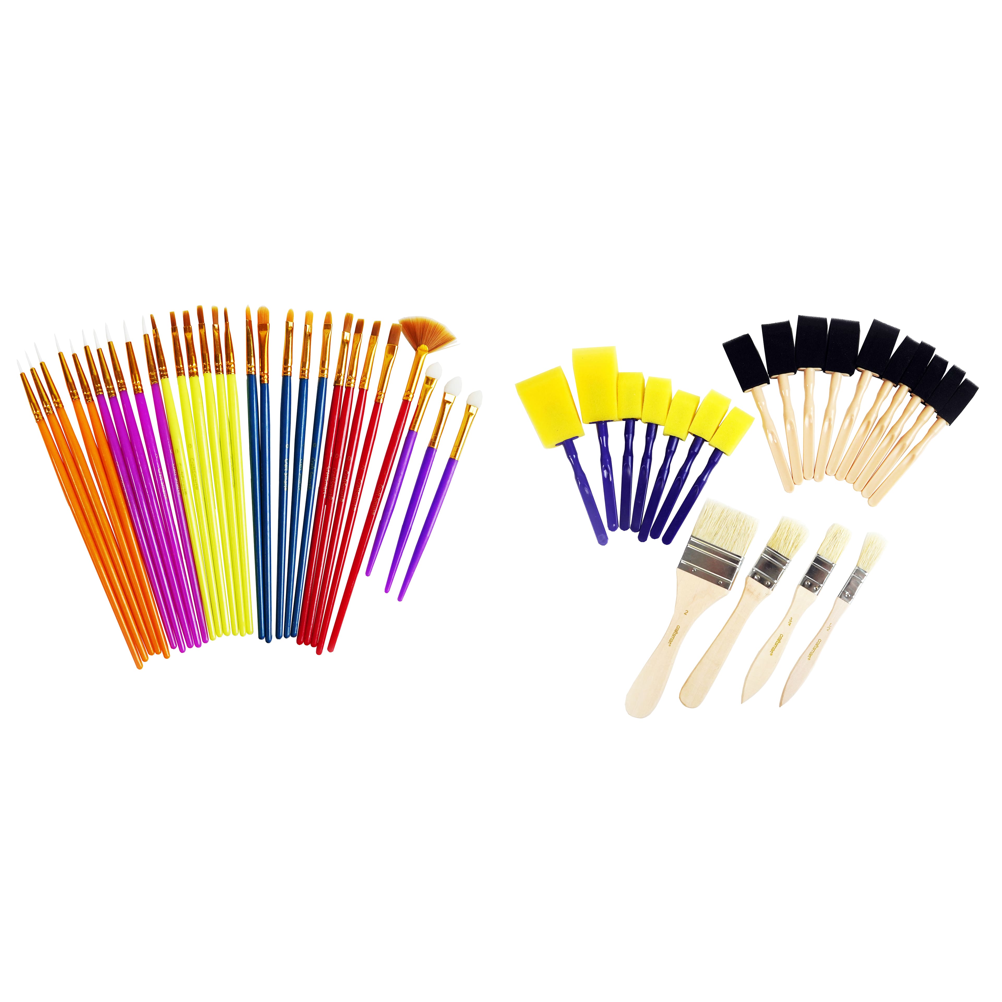 Multi-Purpose 50 Piece Brush Set by Craft Smart®