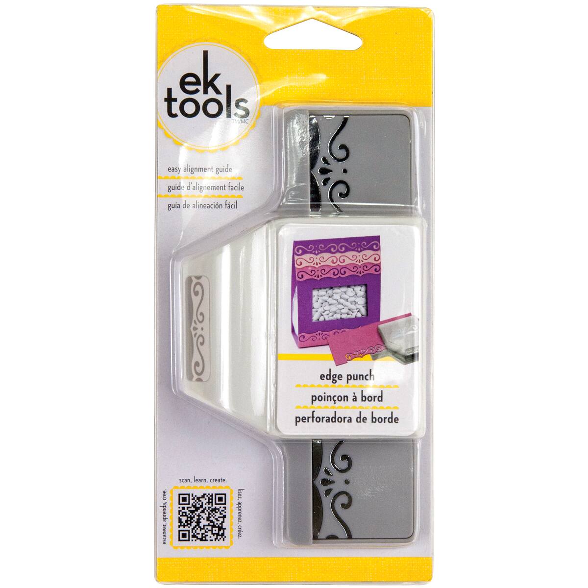 EK Tools™ Elegant Flourish Scroll Edge Punch