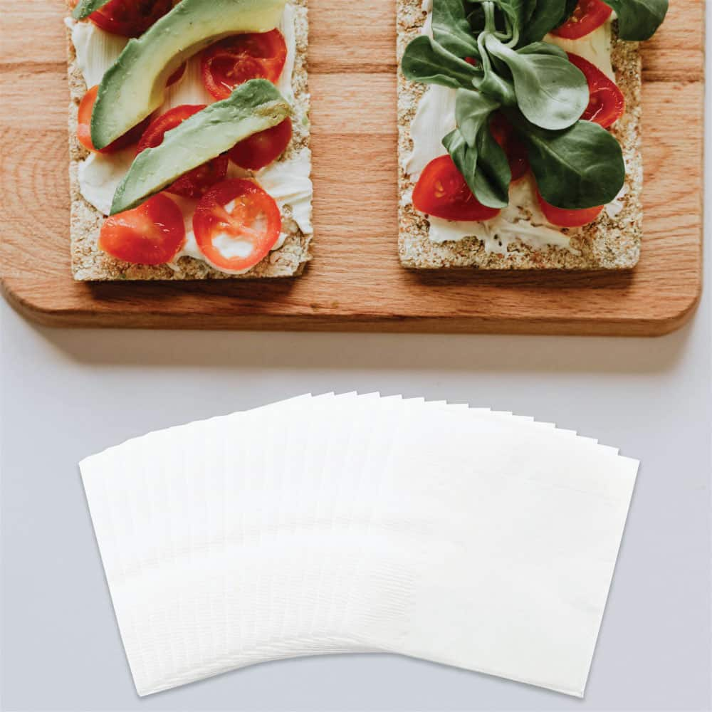 JAM Paper White Small Beverage Napkins, 600ct.