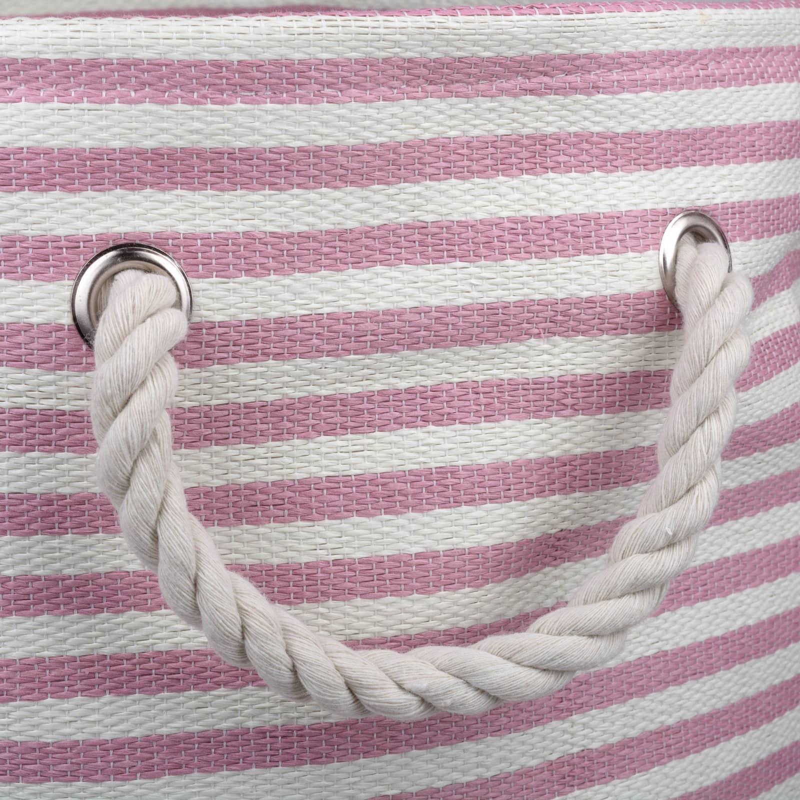 DII&#xAE; 17&#x22; Pinstripe Woven Paper Storage Bin