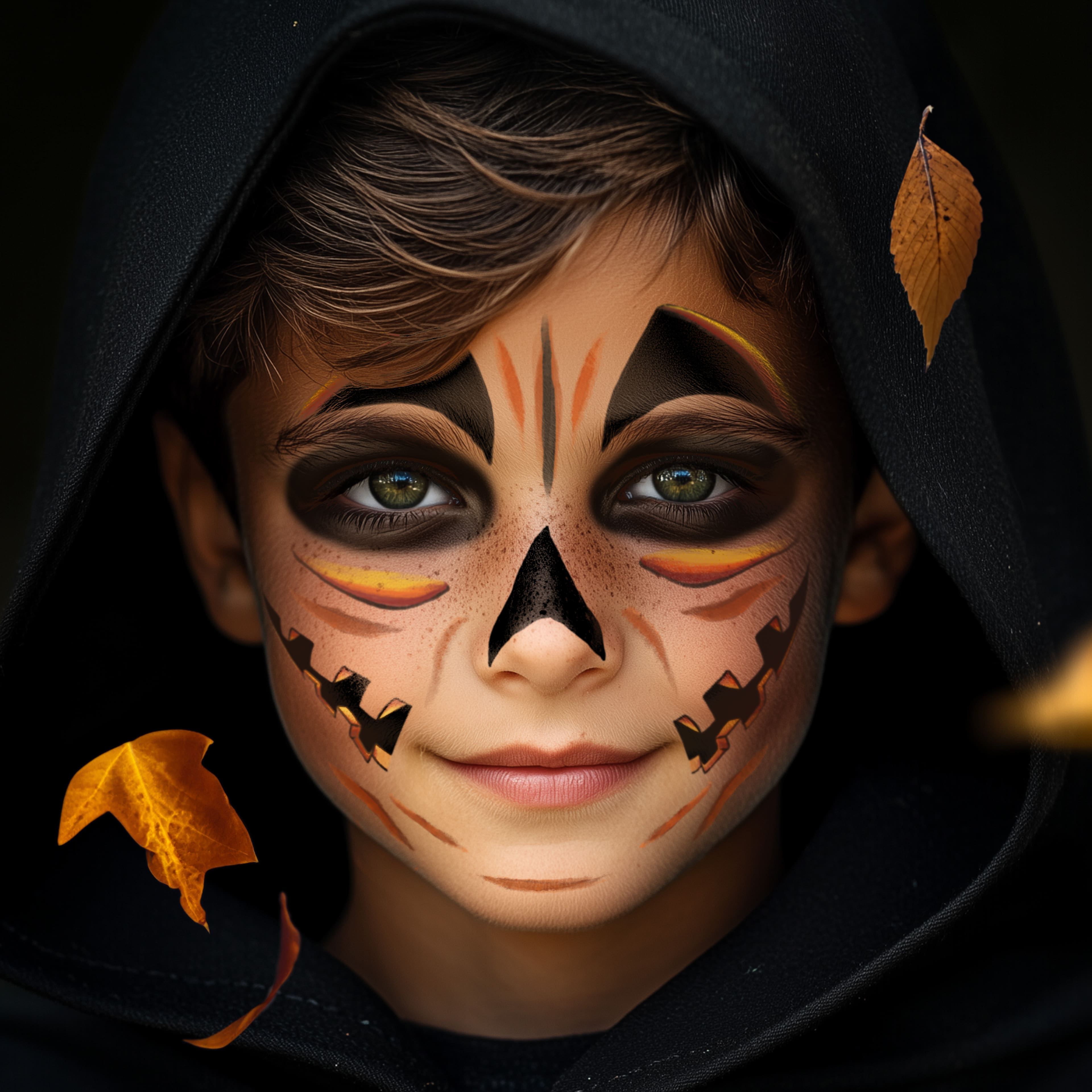 Savvi Pumpkin Temporary Tattoos