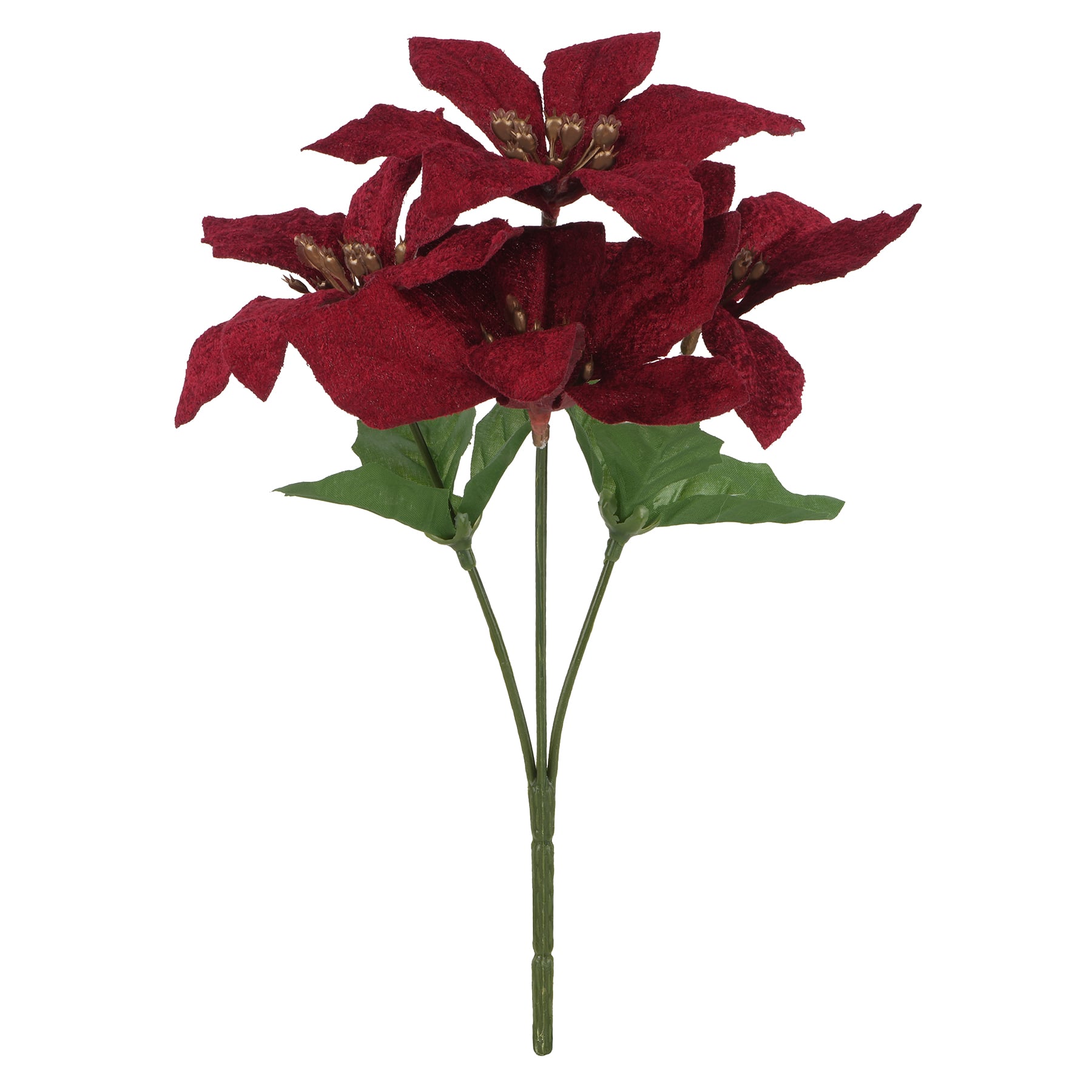 9&#x22; Burgundy Poinsettia Bush by Ashland&#xAE;