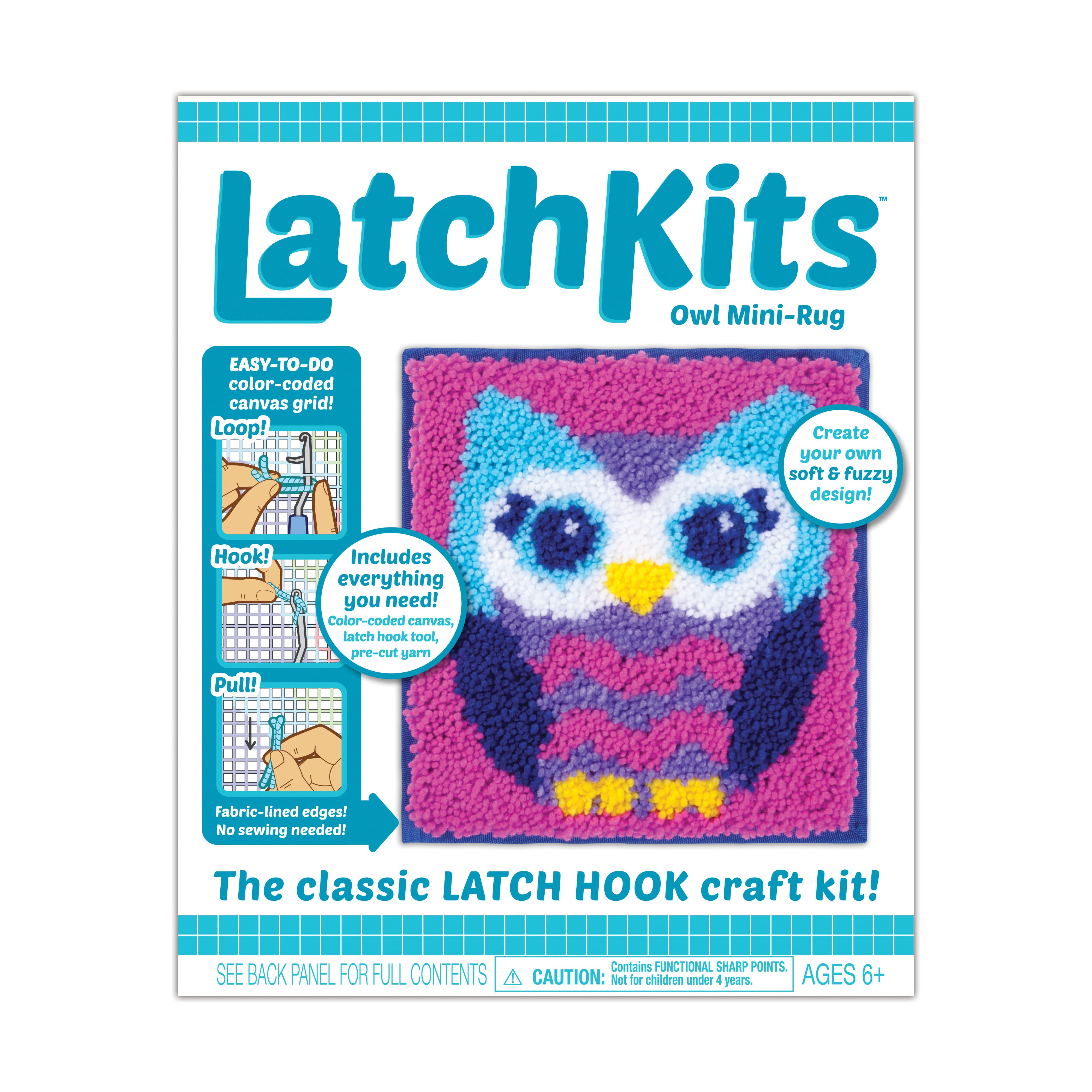 LatchKits Owl Mini-Rug