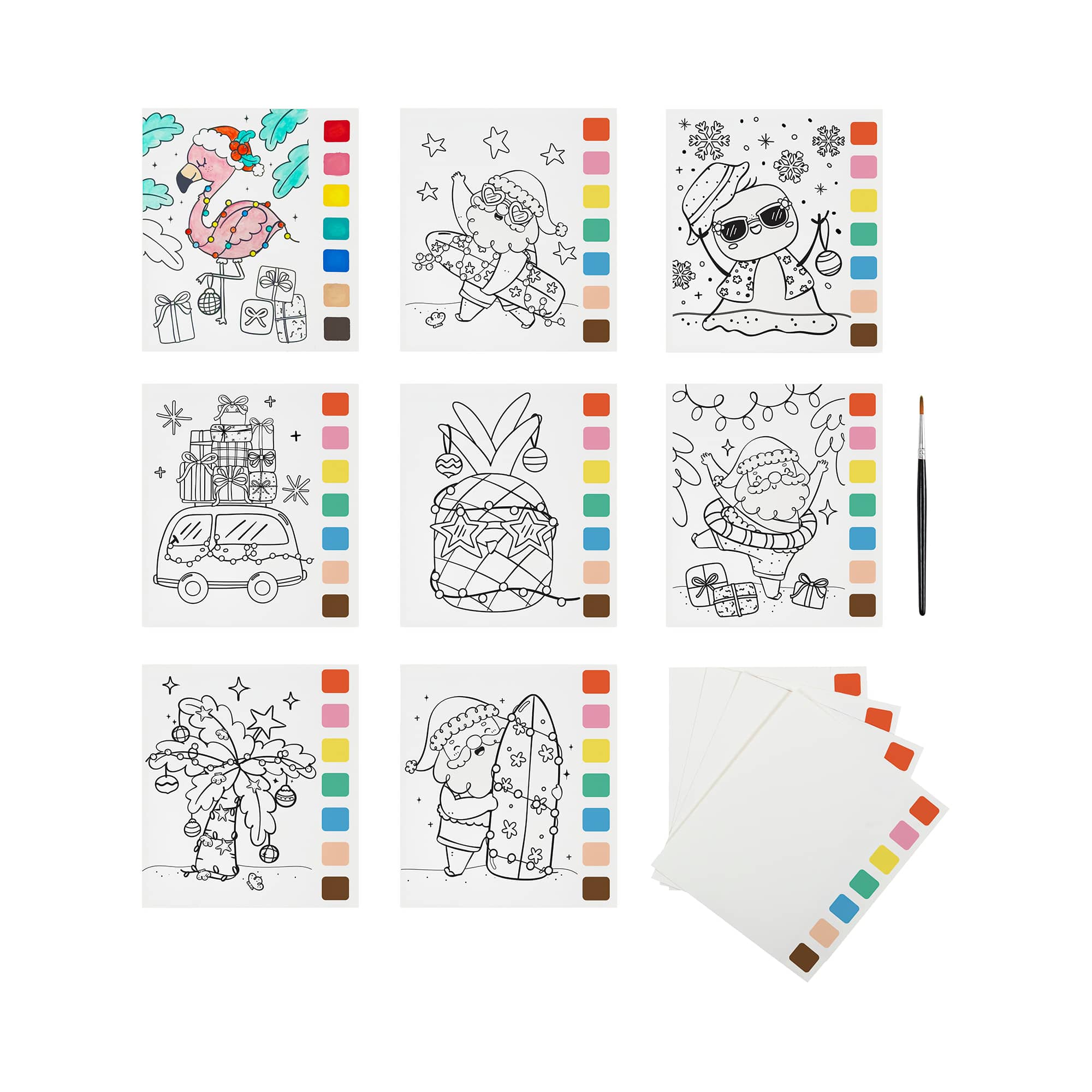VIVID by Brea Reese&#xAE; Surfin&#x27; Santa Holiday Watercolor Pad Kit