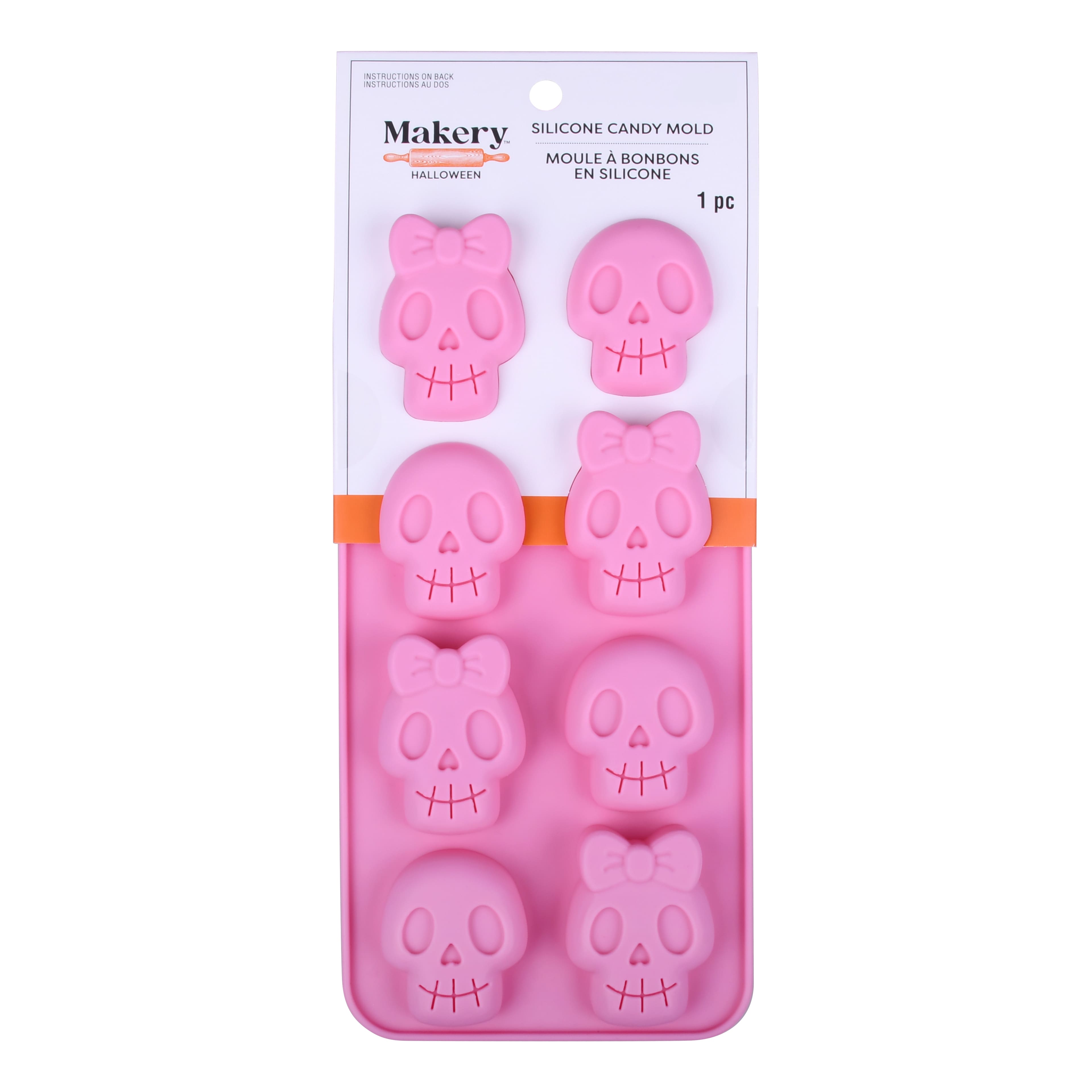 Sweet & Spooky Skull Silicone Candy Mold by Makery™