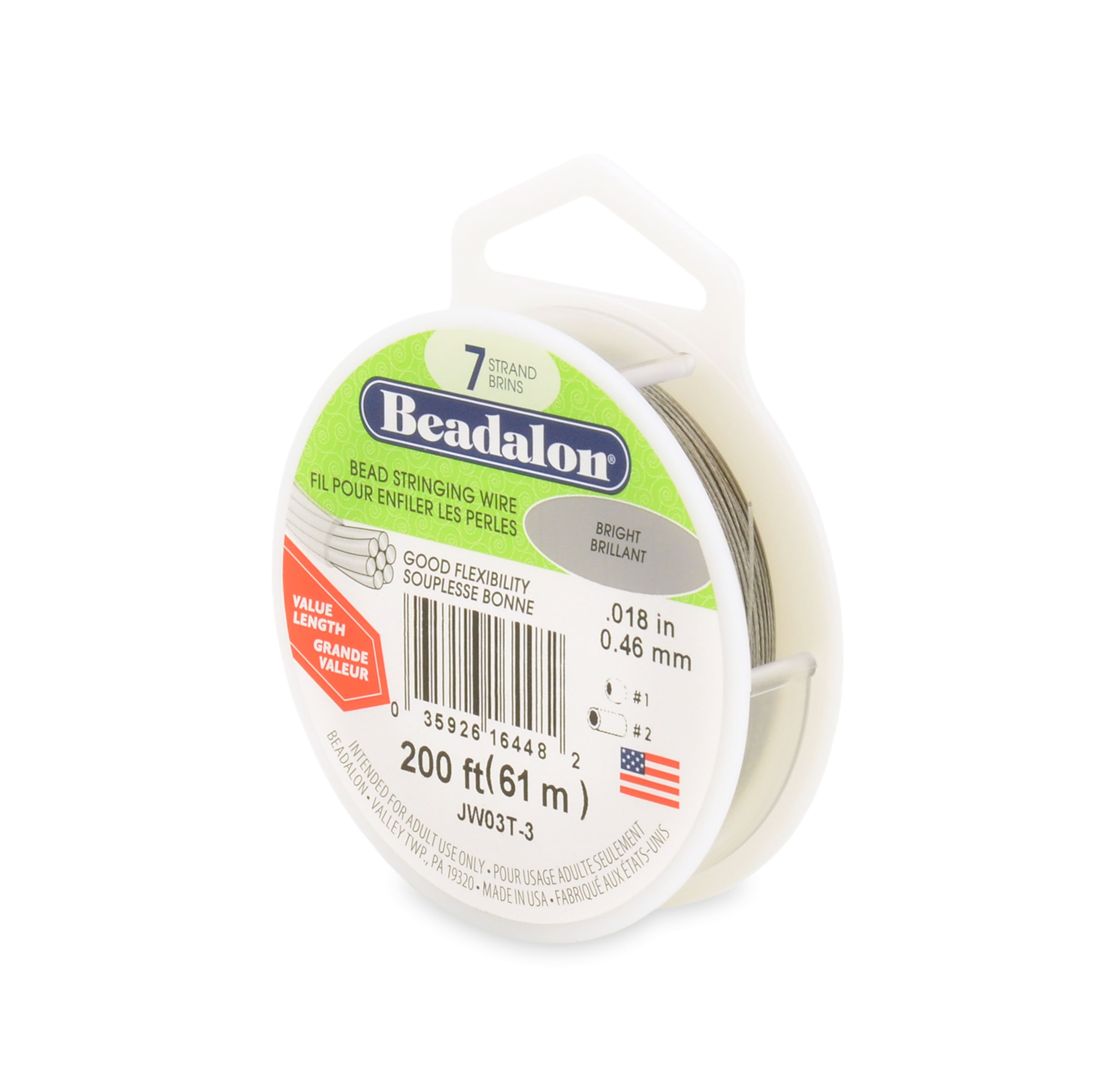 12 Pack: Beadalon® Bright 7 Strand Bead Stringing Wire, 200ft.