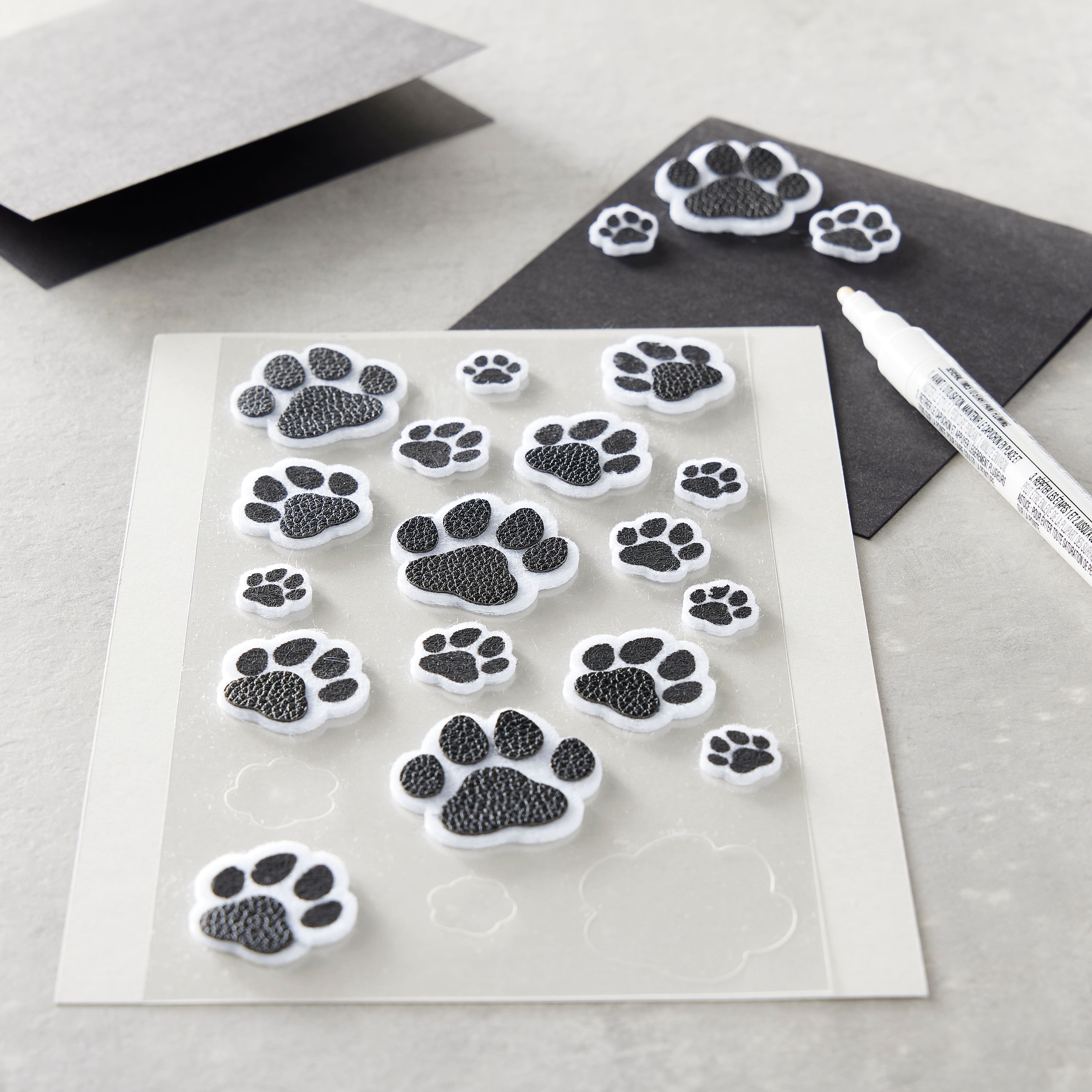 12 Packs: 20 ct. (240 total) Paw Print Stickers by Recollections™