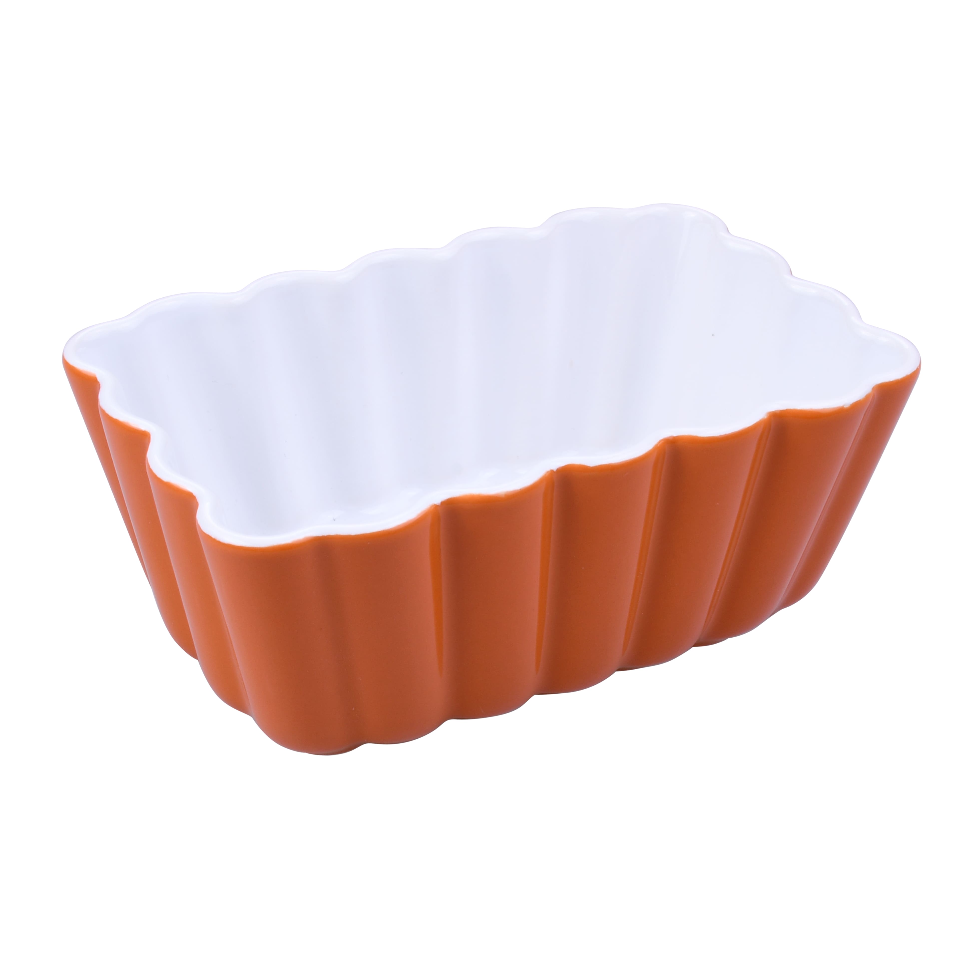 Ruffled Ceramic Mini Loaf Pan by Celebrate It&#xAE;