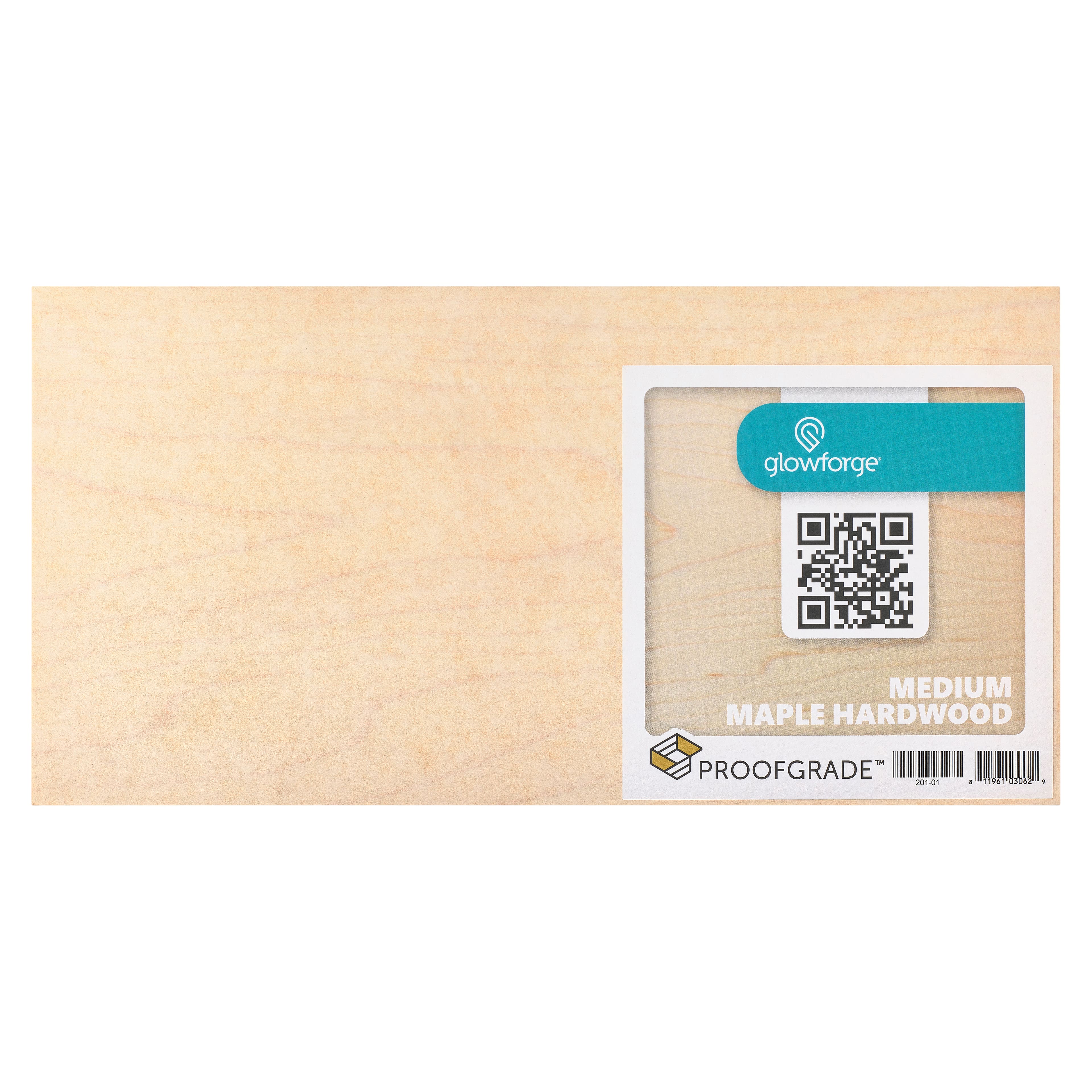 10 Pack: Glowforge&#xAE; Proofgrade&#x2122; Medium Maple Hardwood, 6&#x22; x 12&#x22;