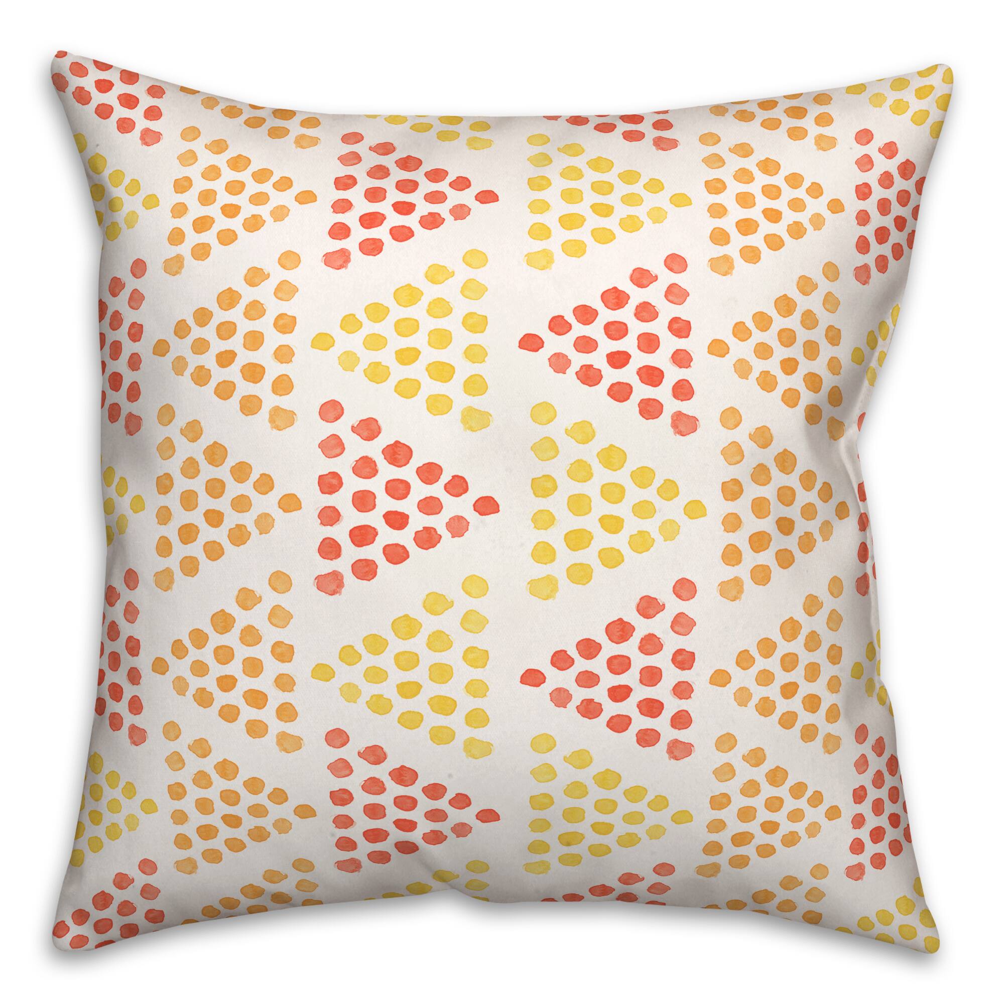 Triangles Throw Pillow