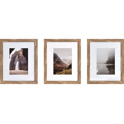 3 Pack Gallery™ Honey Frame with Mat by Studio Décor® | Michaels