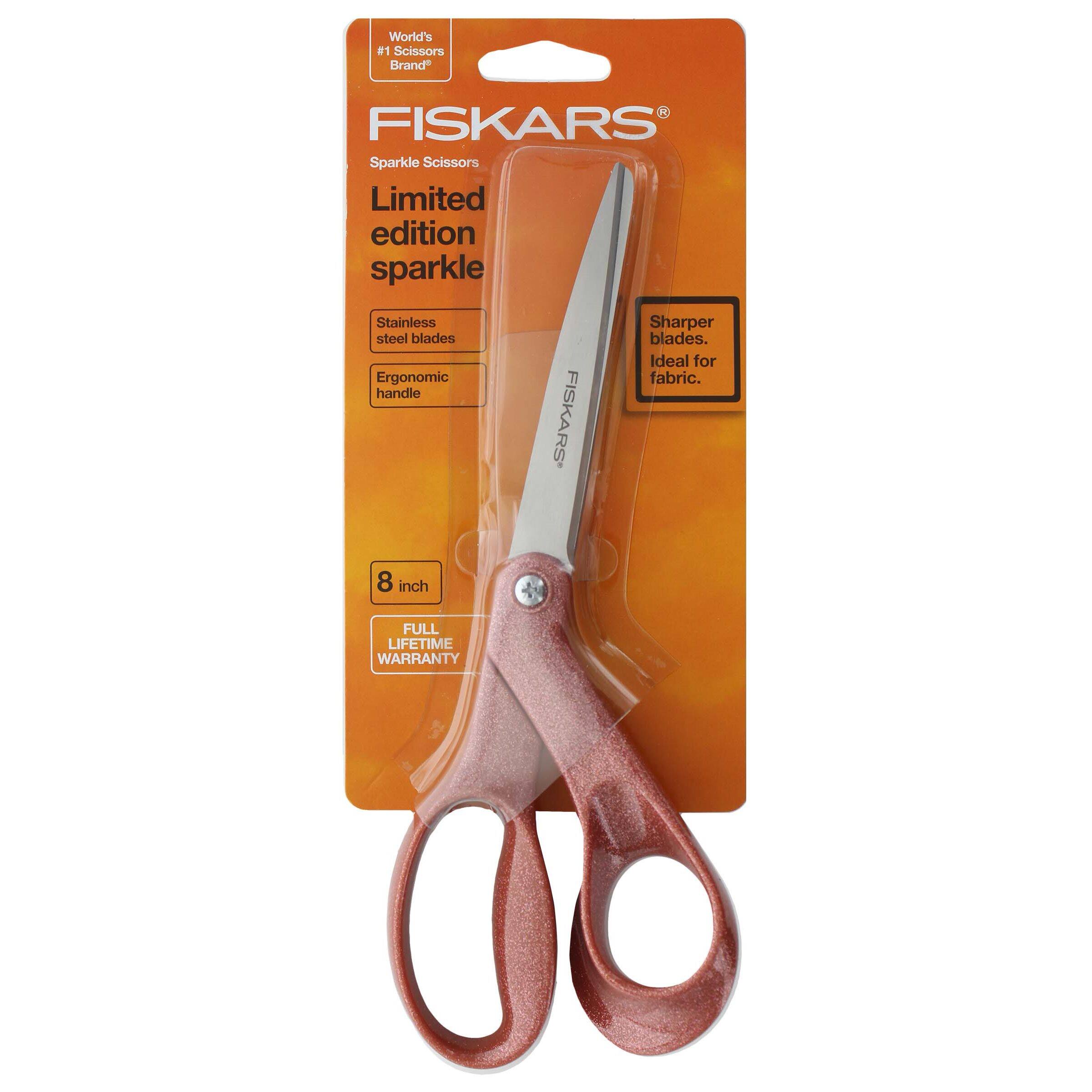 Fiskars® 8" Sparkle Copper Scissors Michaels