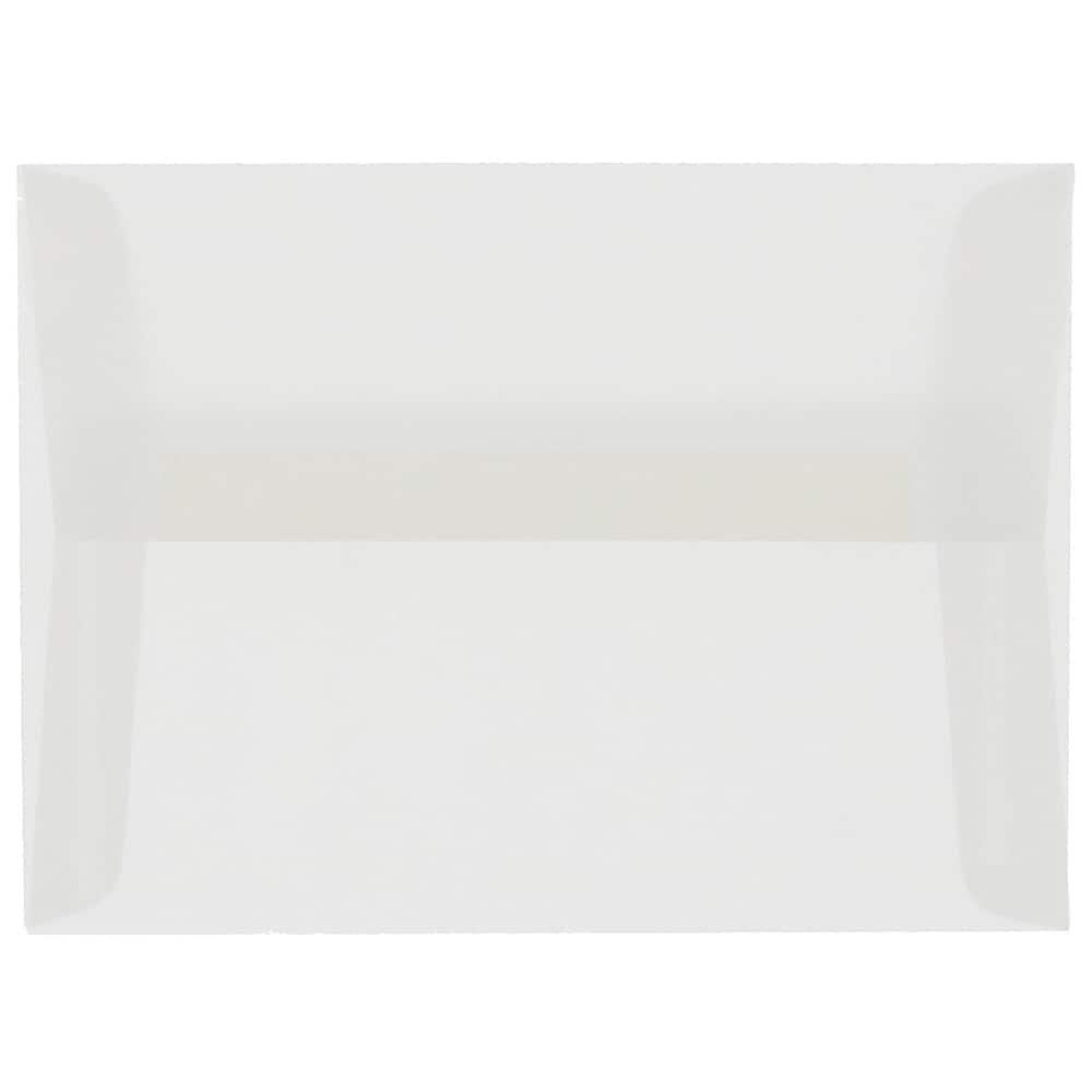 JAM Paper A7 Translucent Vellum Invitation Envelopes, 50ct.